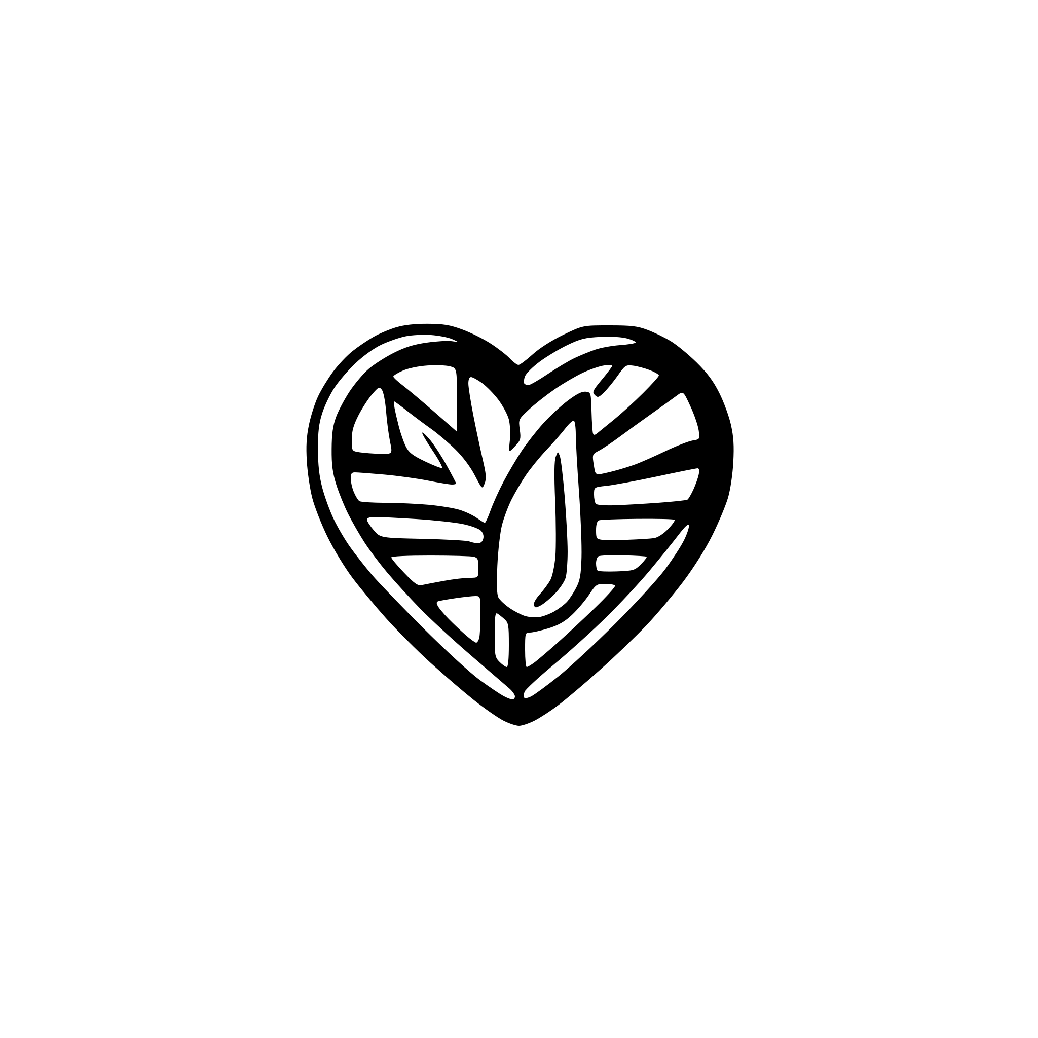 AI-generated SVG of a heart