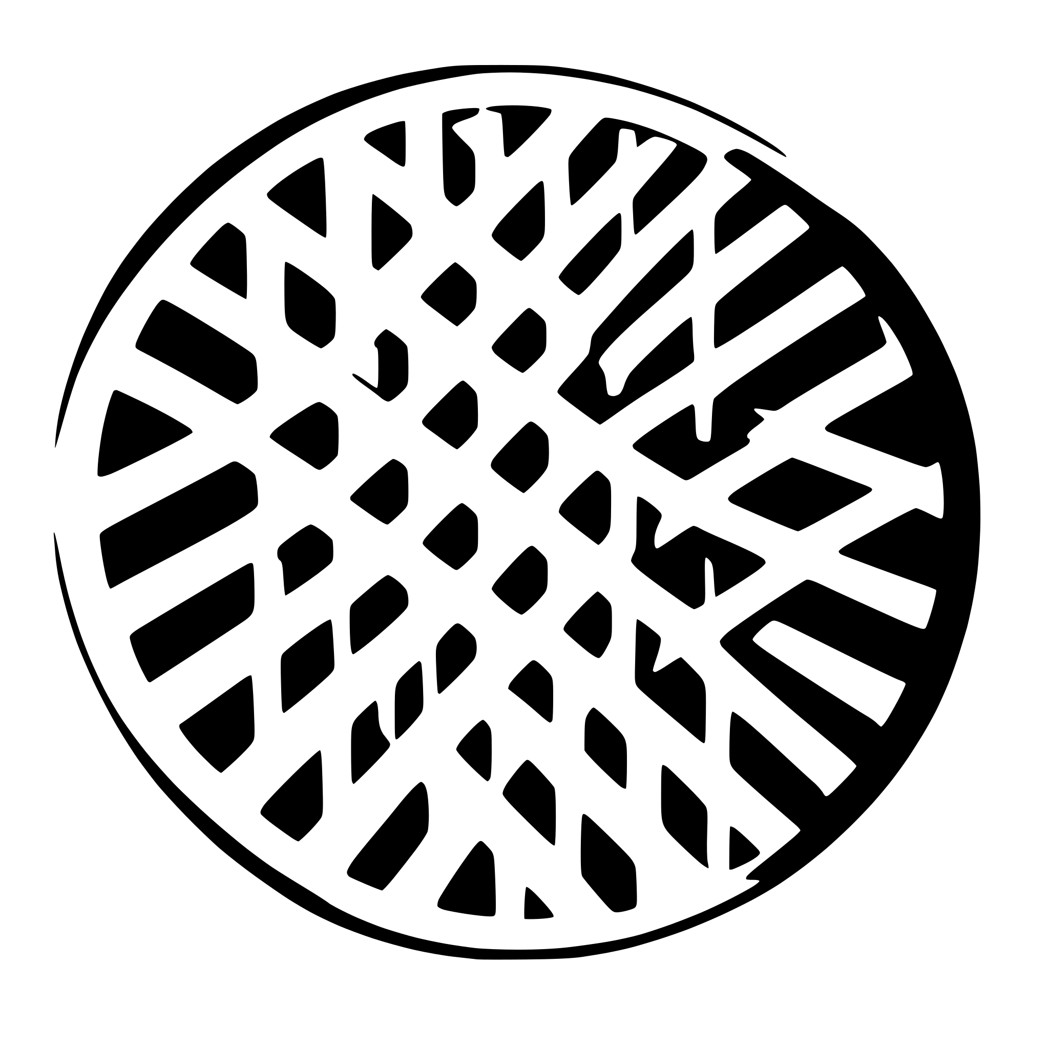 AI-generated SVG of 'circular grate'