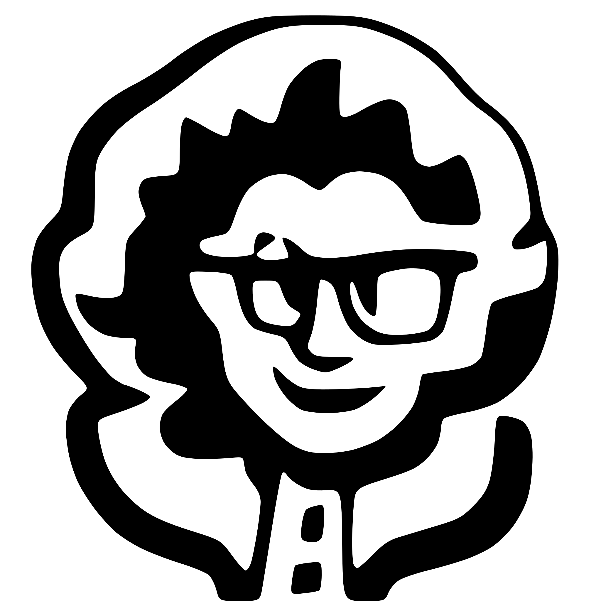 AI-generated SVG of a A simple 2D cartoon character of a cheerful man with curly hair and stylish glasses, designed in SVG format. The character should have minimal details 24x24 pixel