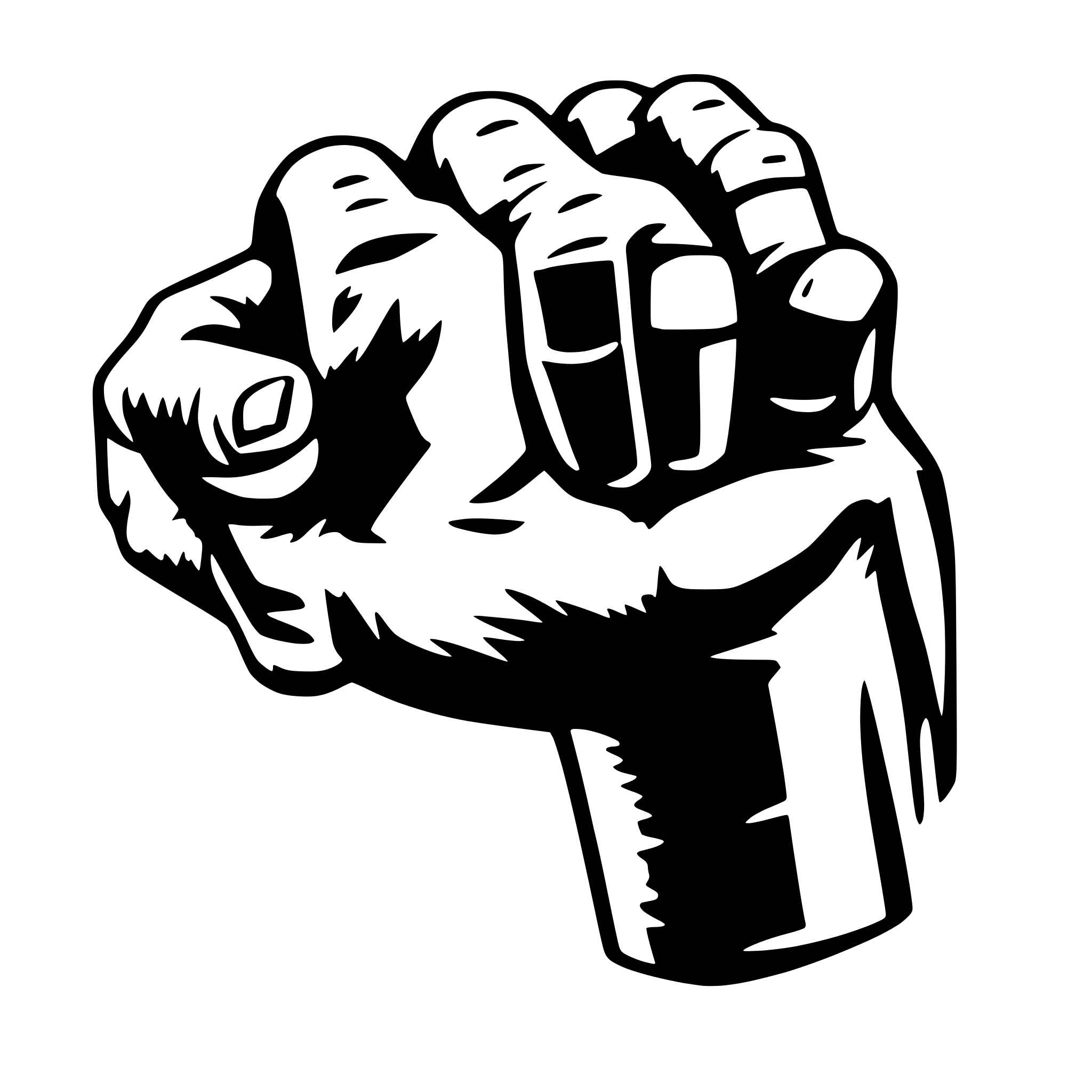 AI-generated SVG of a biceps
