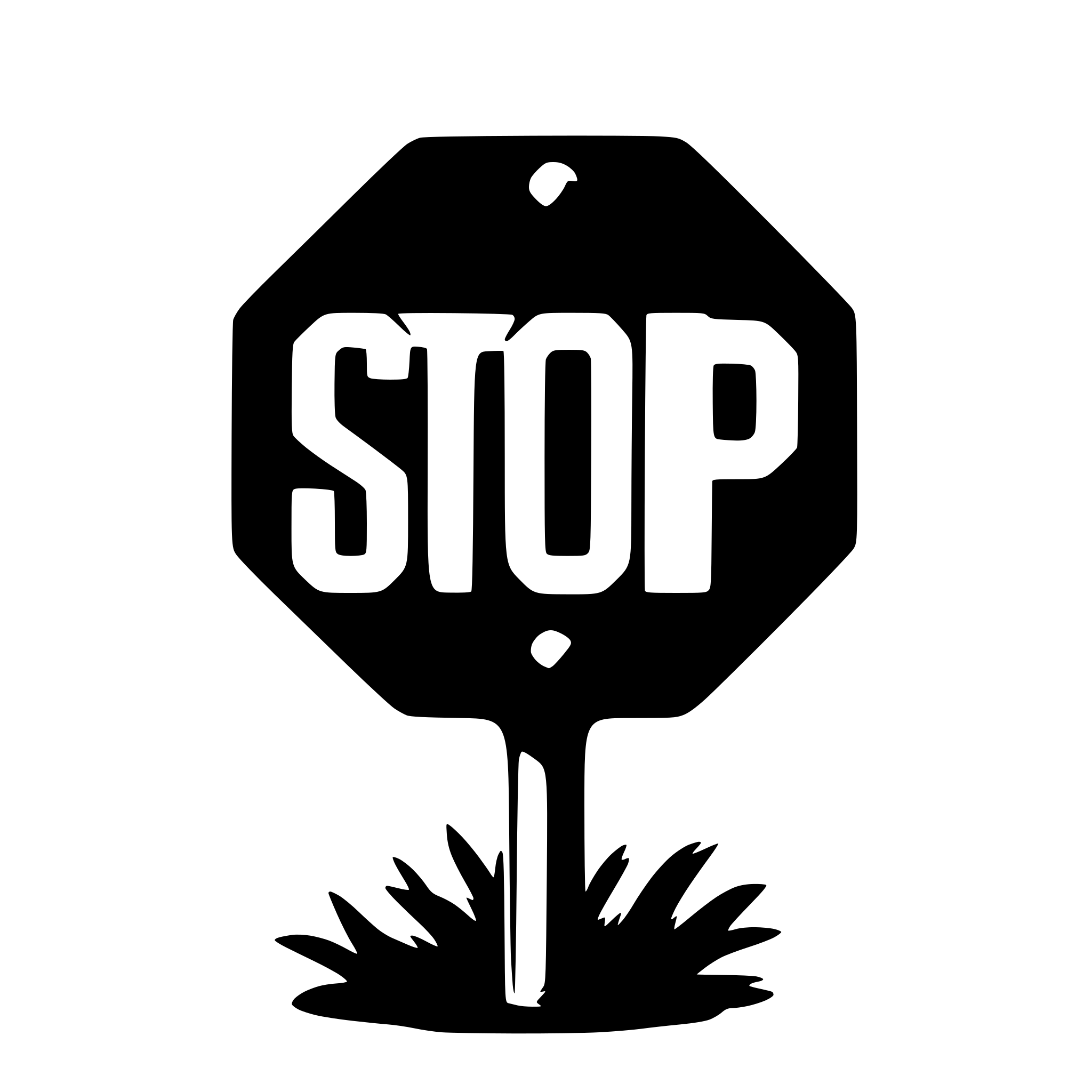 AI-generated SVG of a stop sign