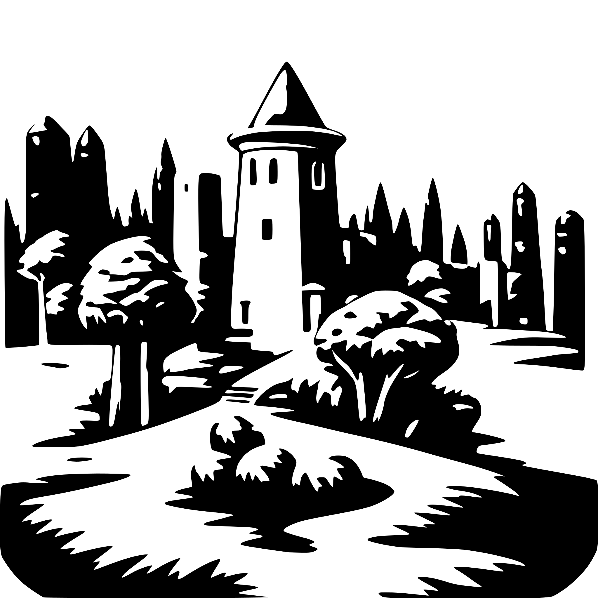 AI-generated SVG of 'самурай вид сбоку'