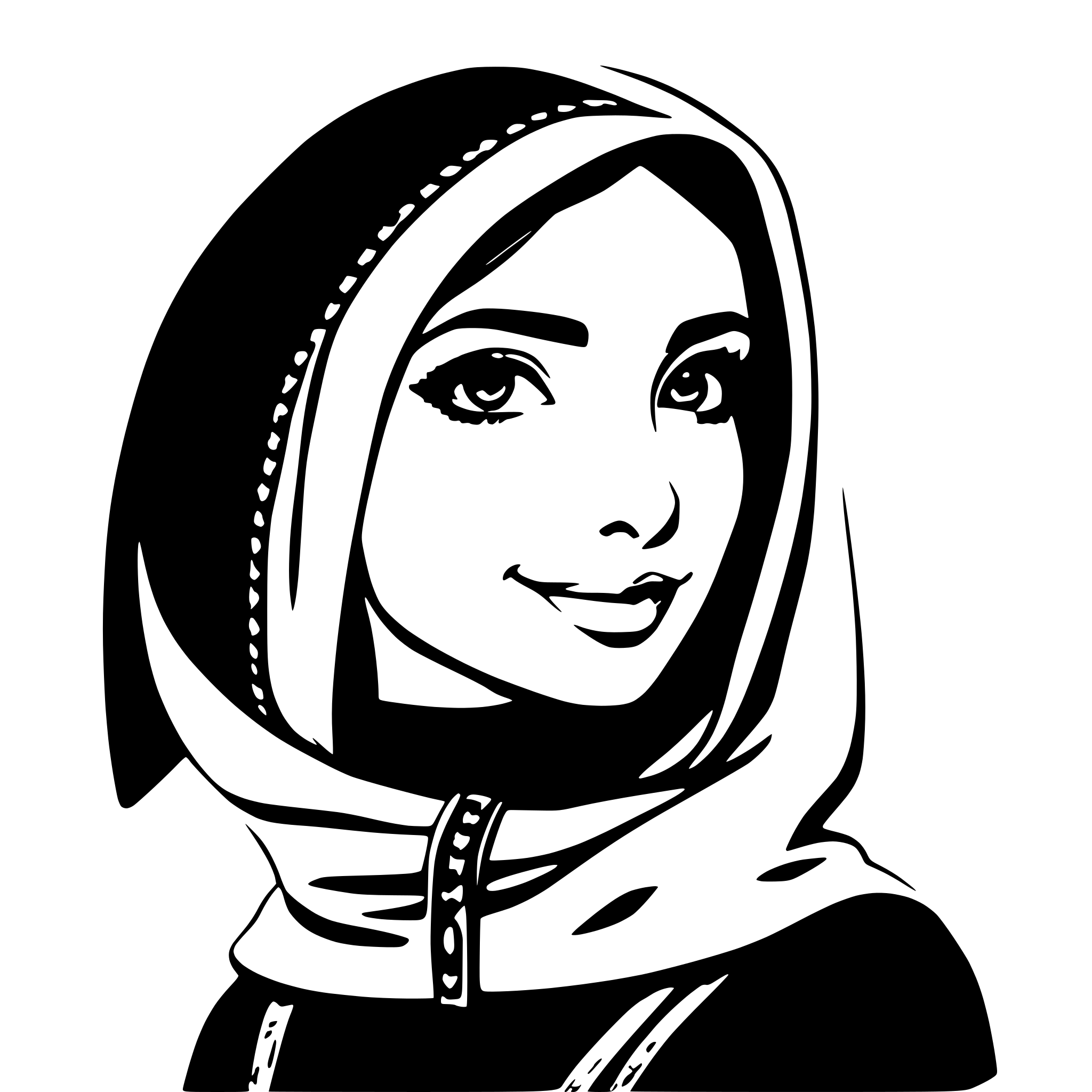 AI-generated SVG of 'turkish hijab'