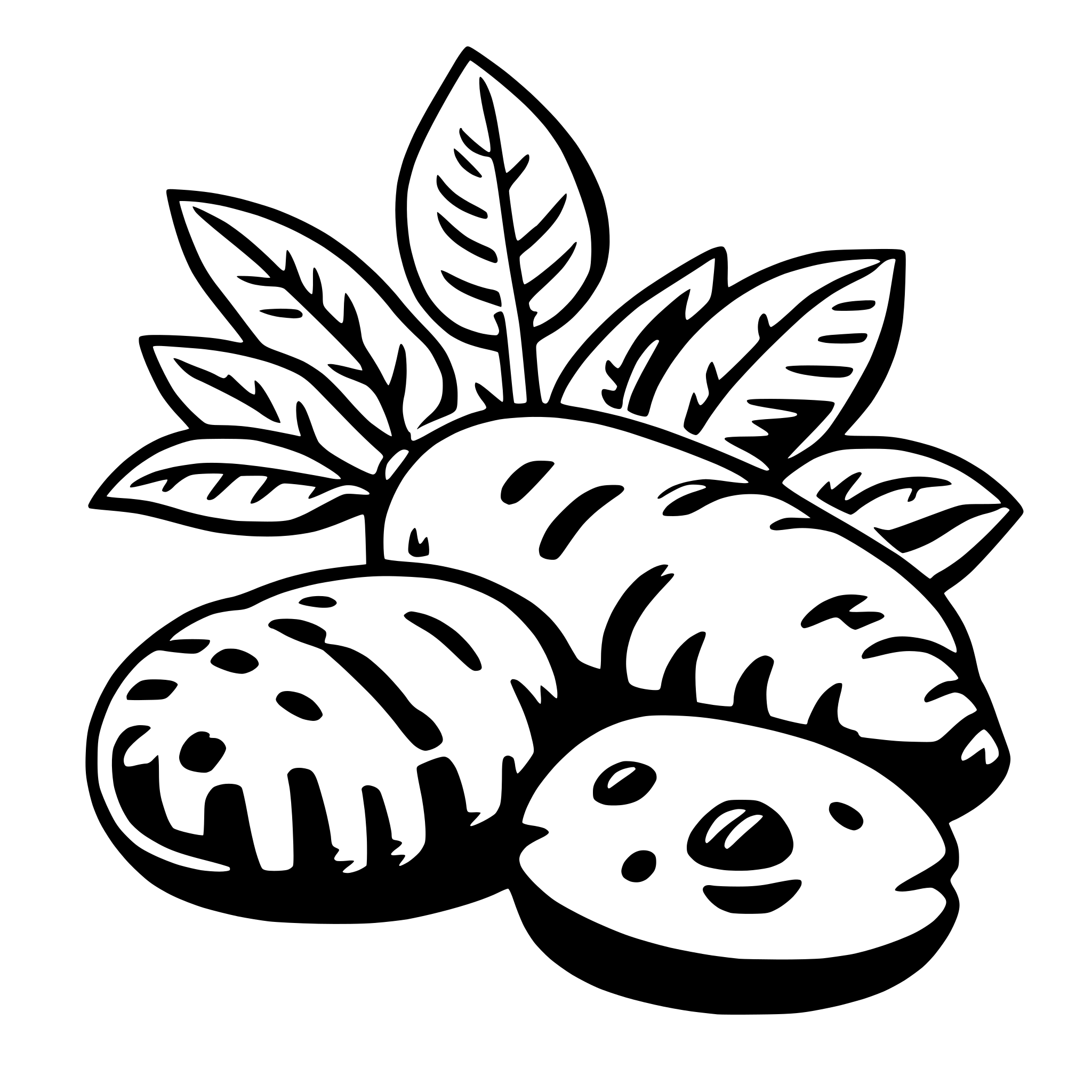 AI-generated SVG of 'vegetable'