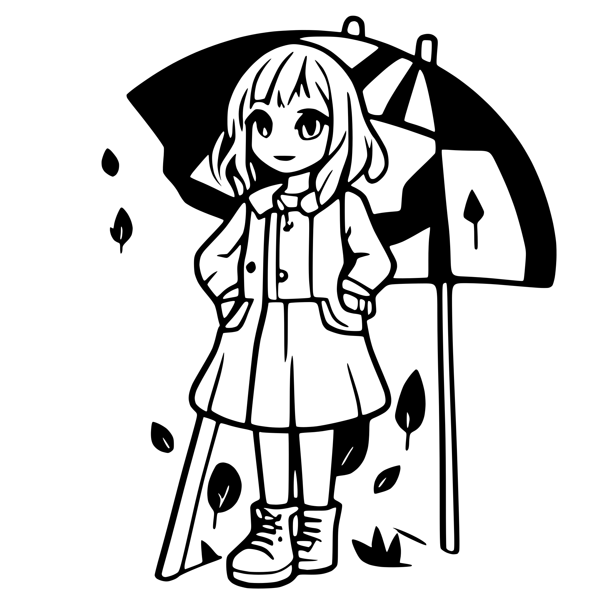 AI-generated SVG of a camp