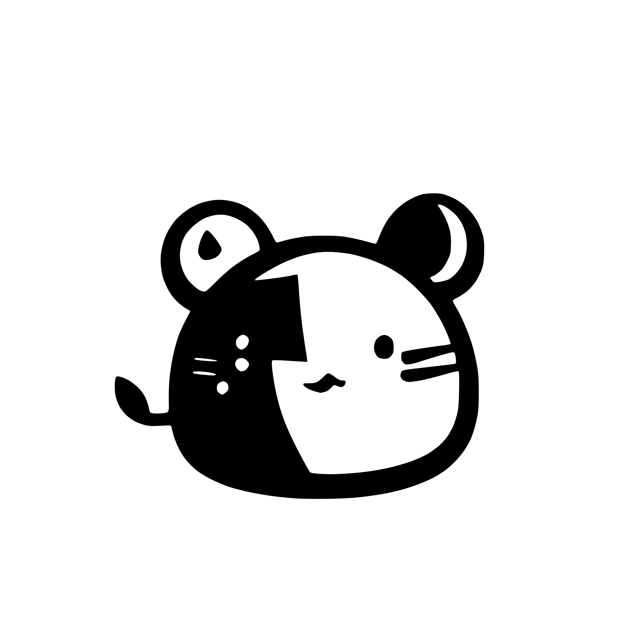 AI-generated SVG of 'three blind mice'