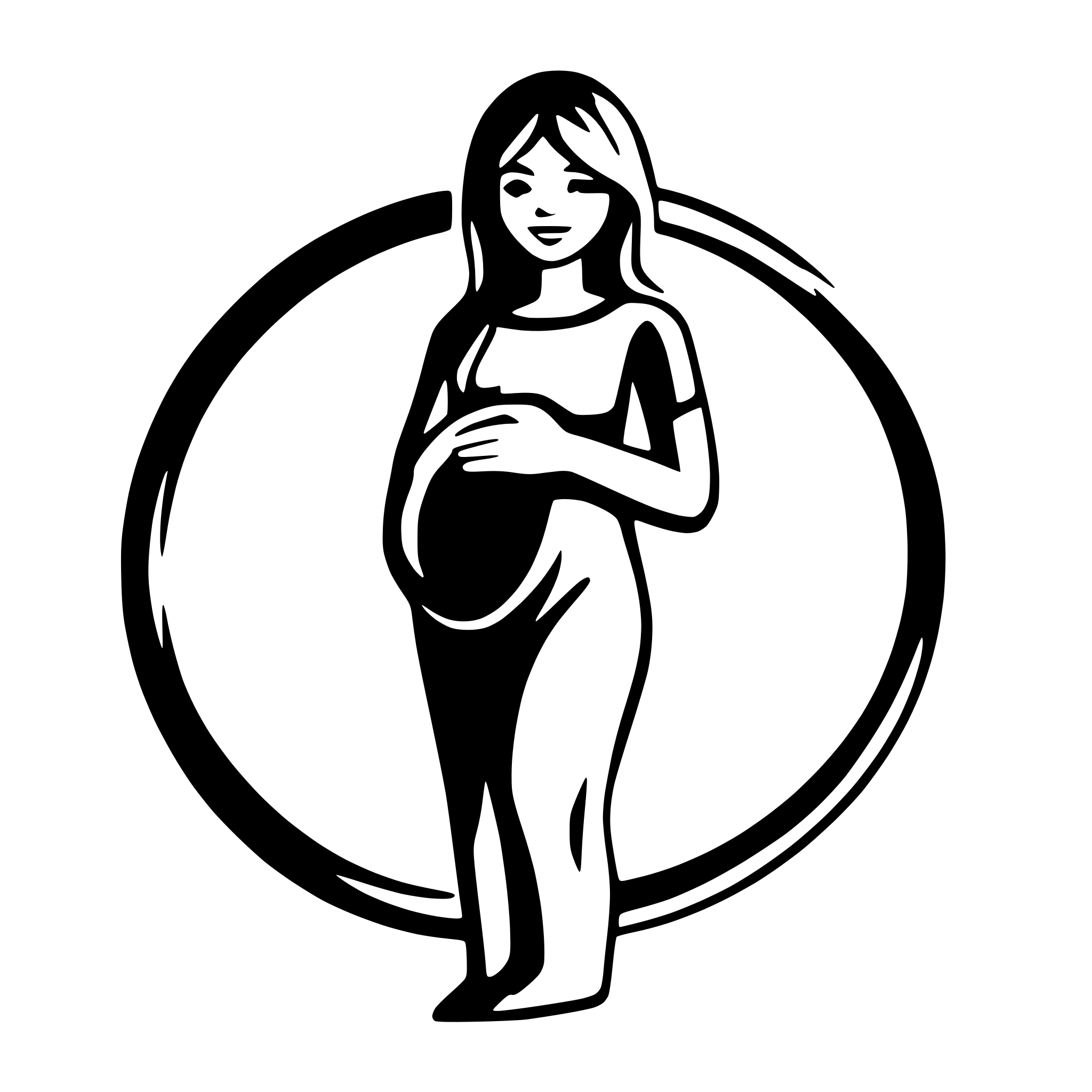 AI-generated SVG of 'pregnant woman support'