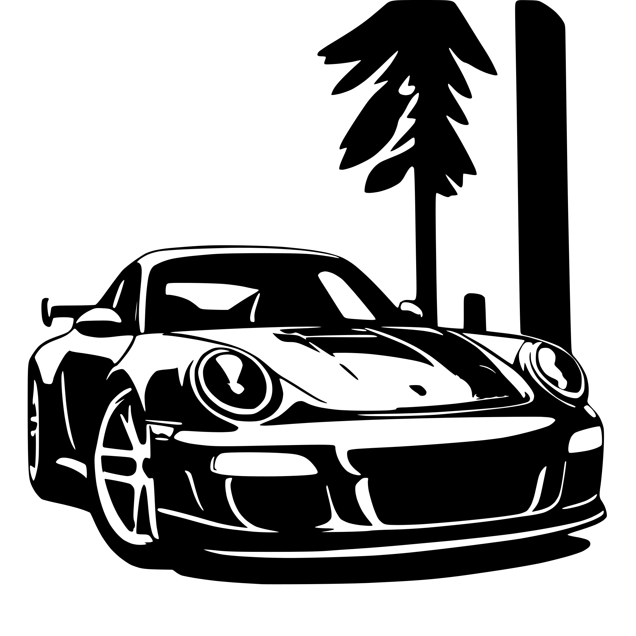 AI-generated SVG of 'porsche 911 997 gt3'