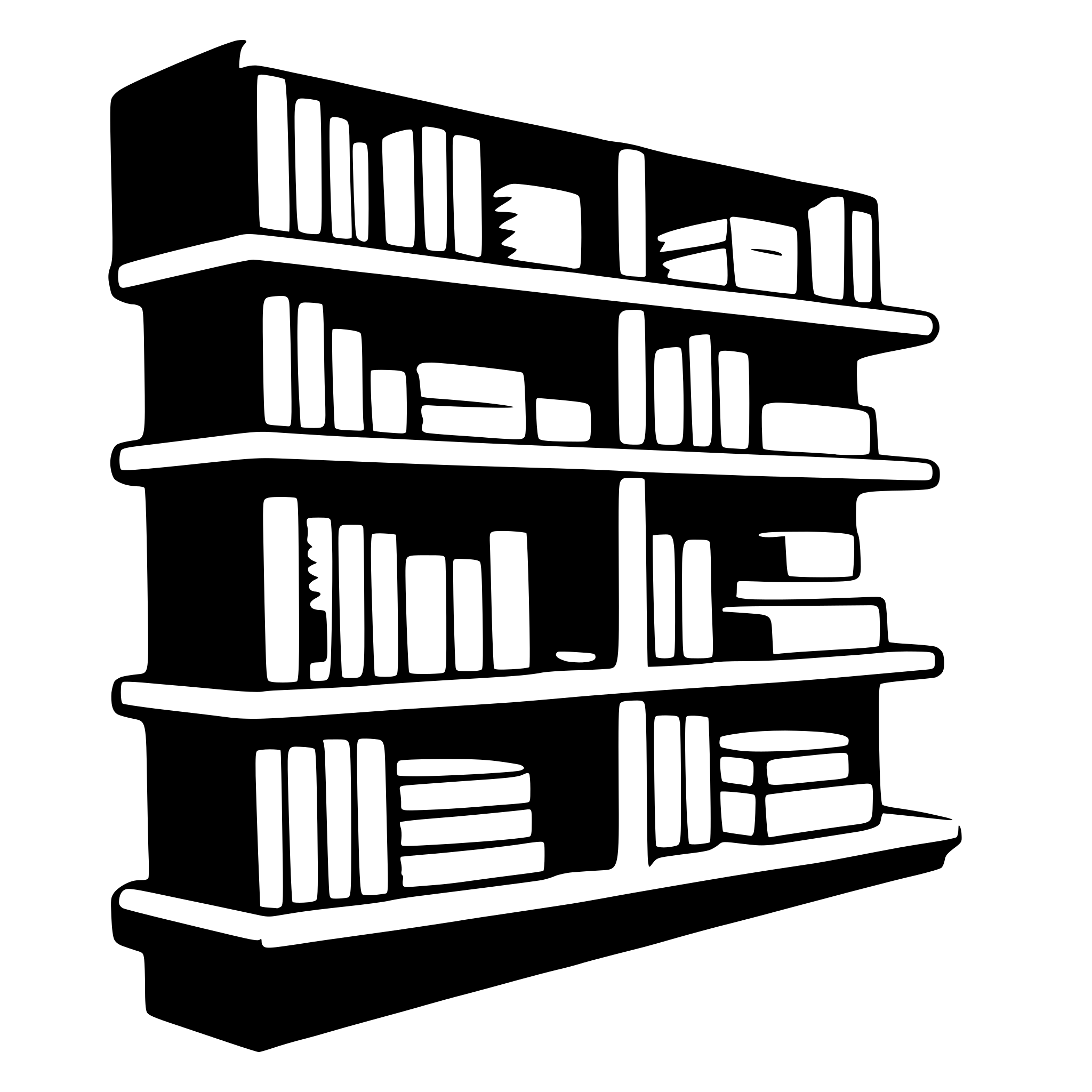 AI-generated SVG of 'bookshelf'