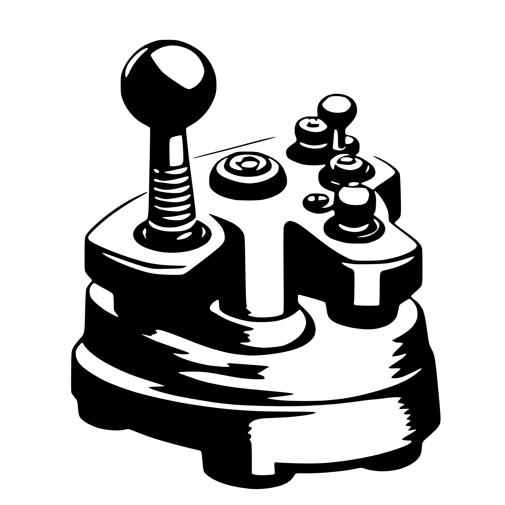 AI-generated SVG of a joystick