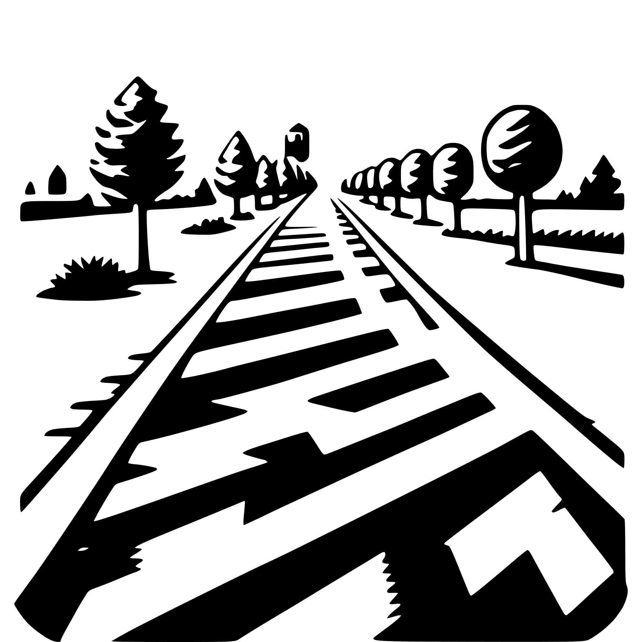 AI-generated SVG of a crosswalk