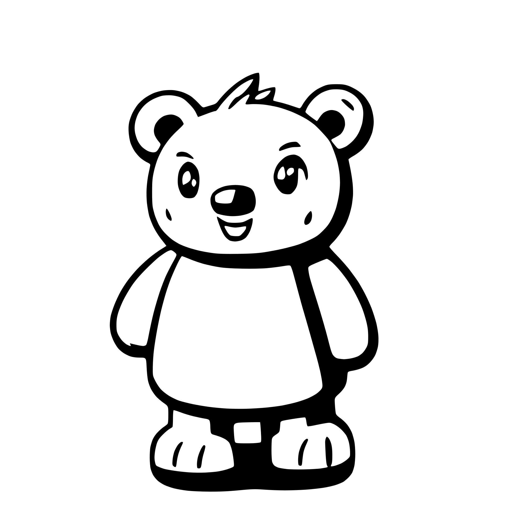 AI-generated SVG of 'bear'