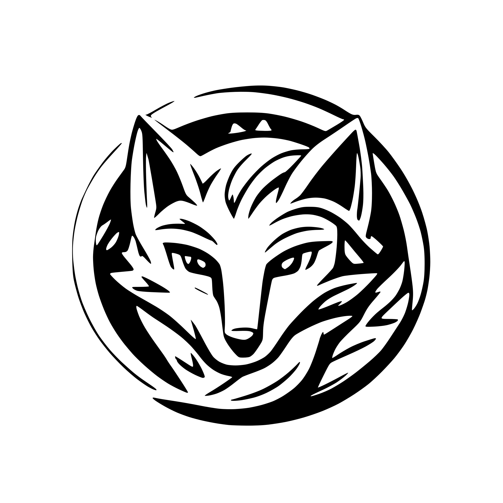 AI-generated SVG of 'make image of a fox'