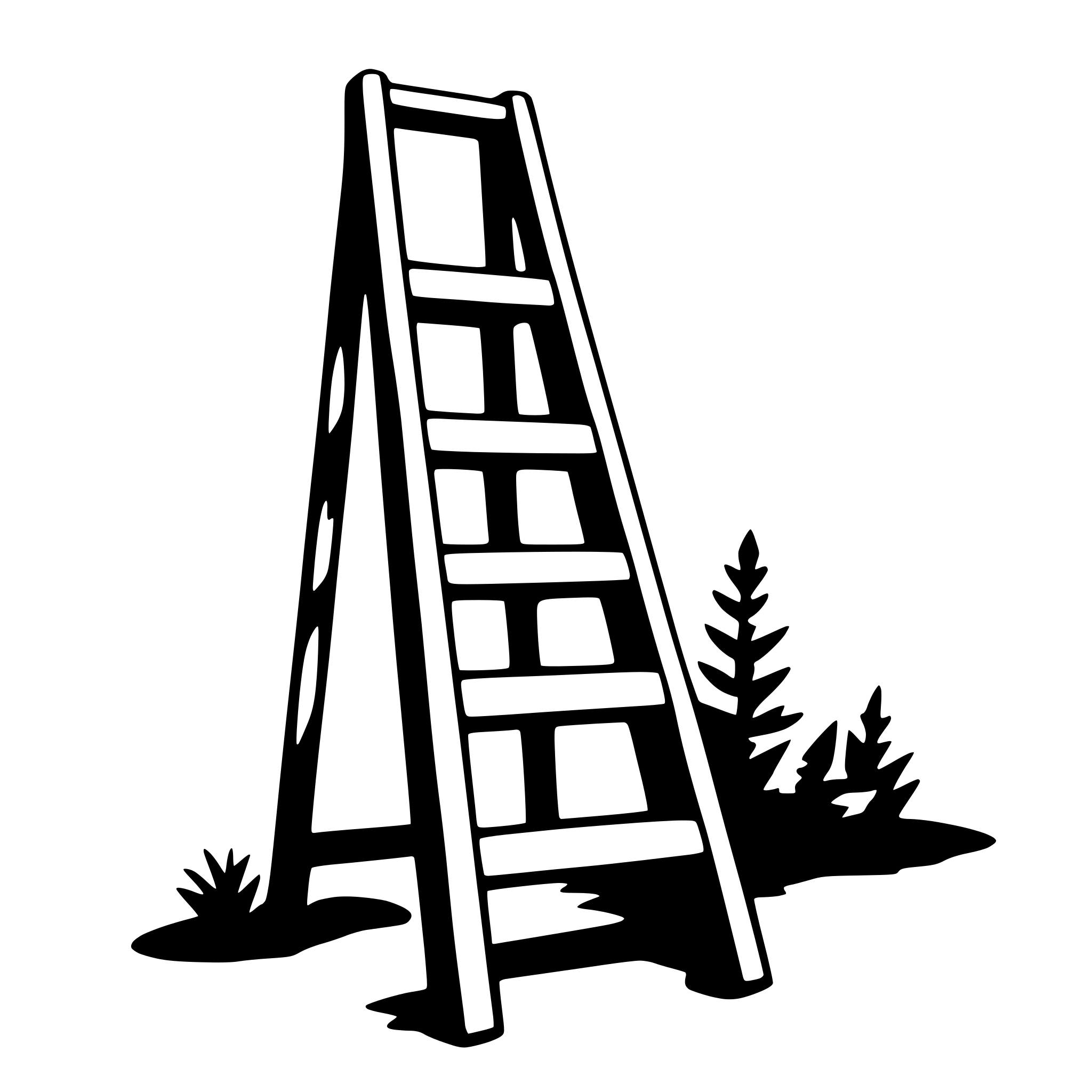 AI-generated SVG of 'ladder'