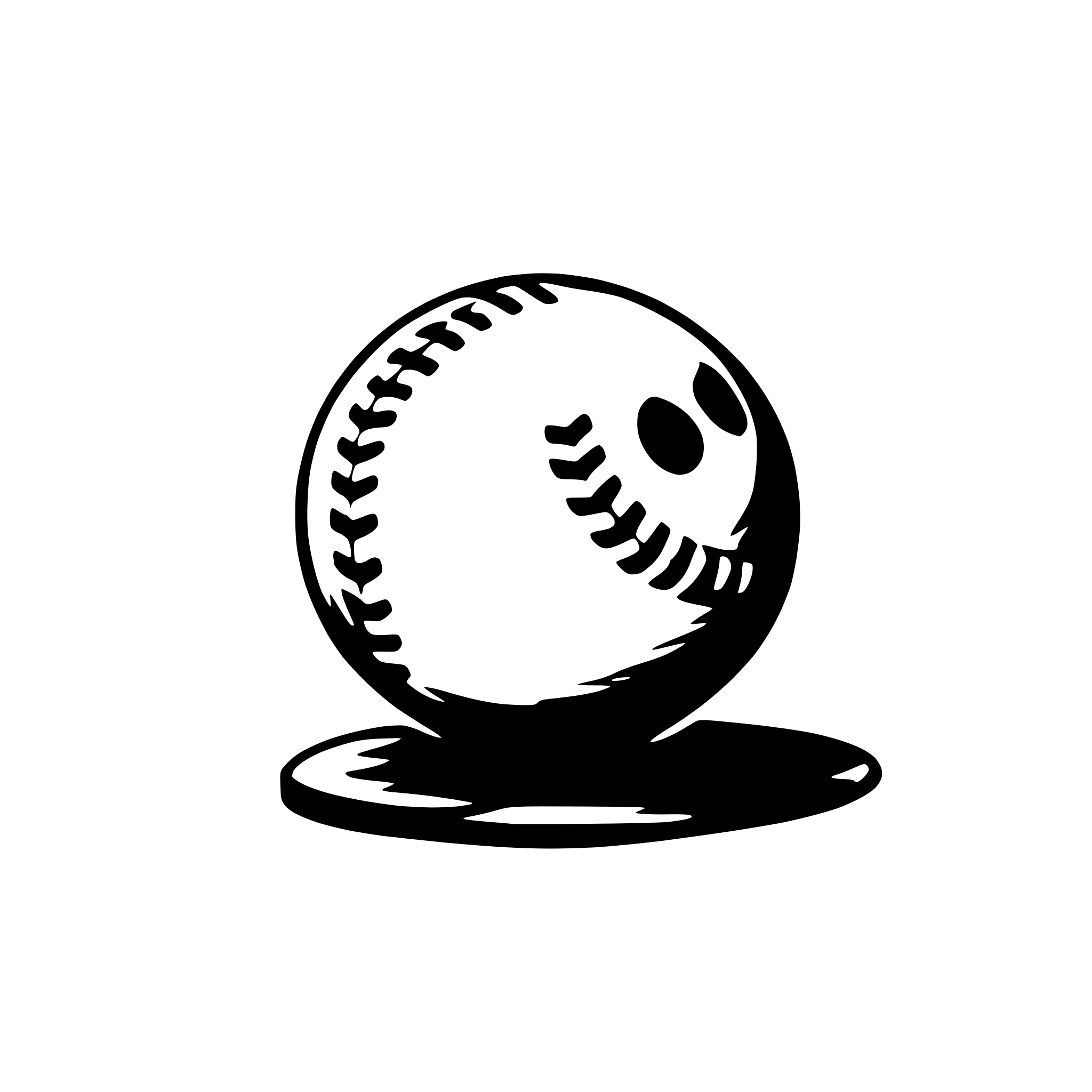 AI-generated SVG of 'baseball'