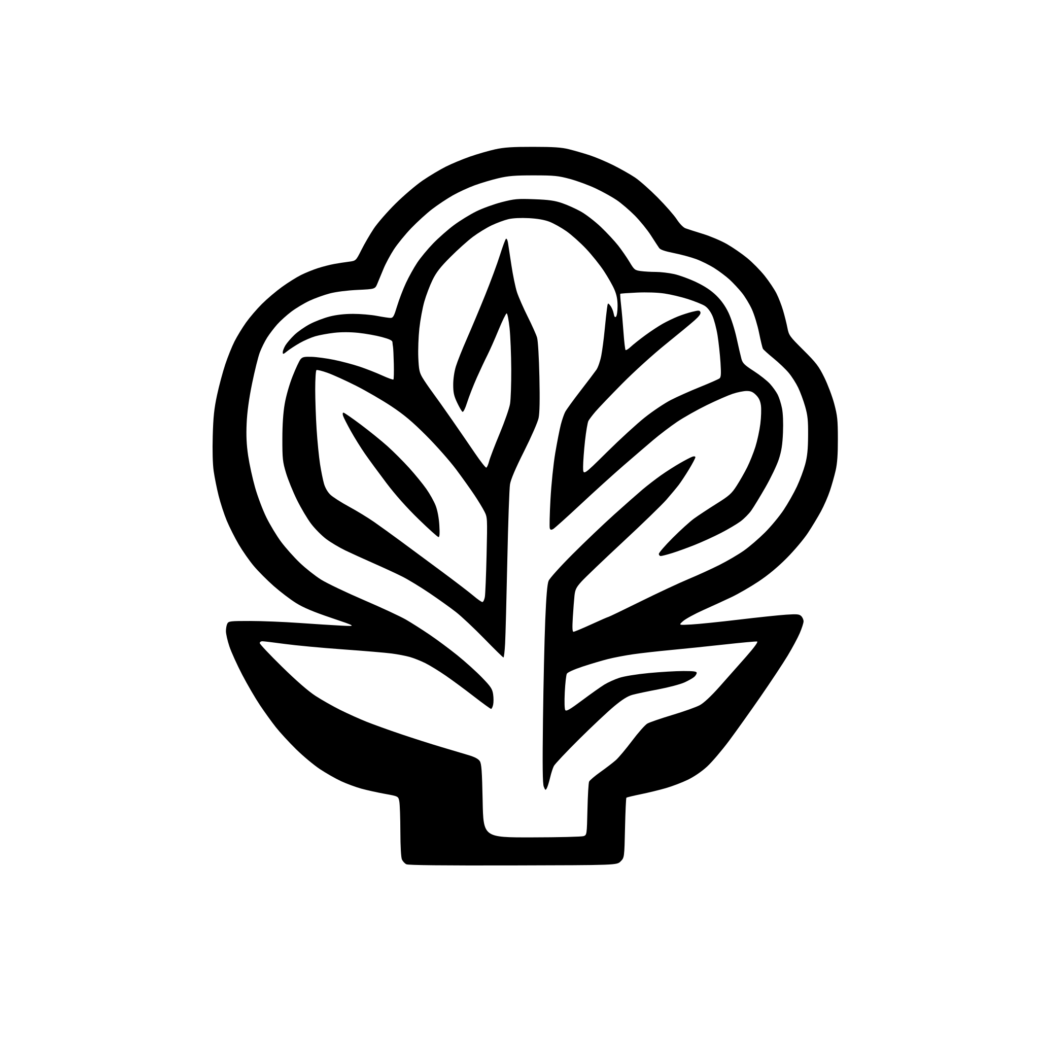 AI-generated SVG of a coral shaped K
