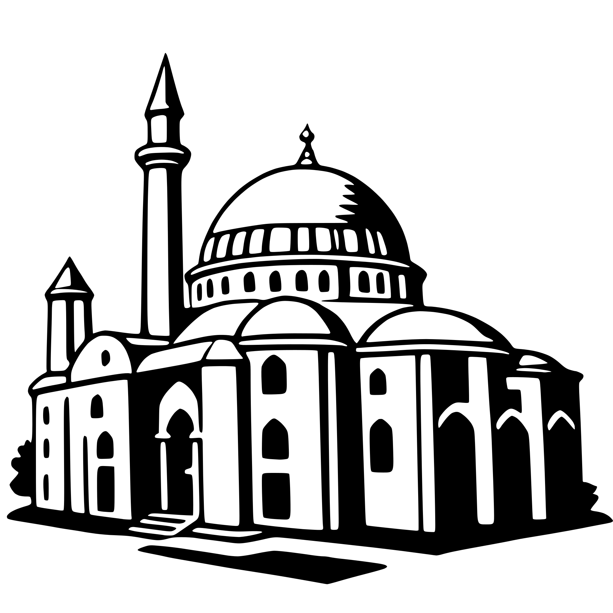 AI-generated SVG of 'hagia sophia'
