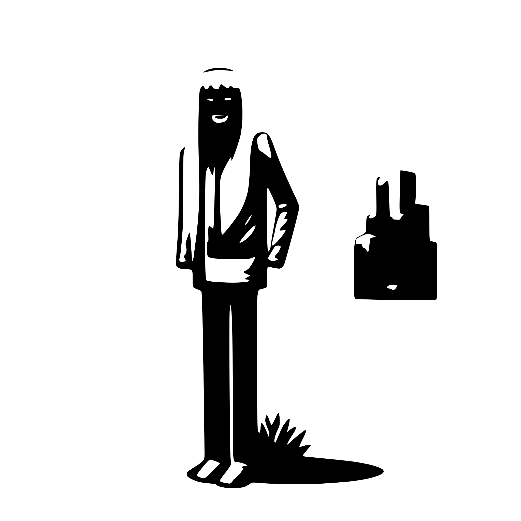 AI-generated SVG of a minimalism creeper