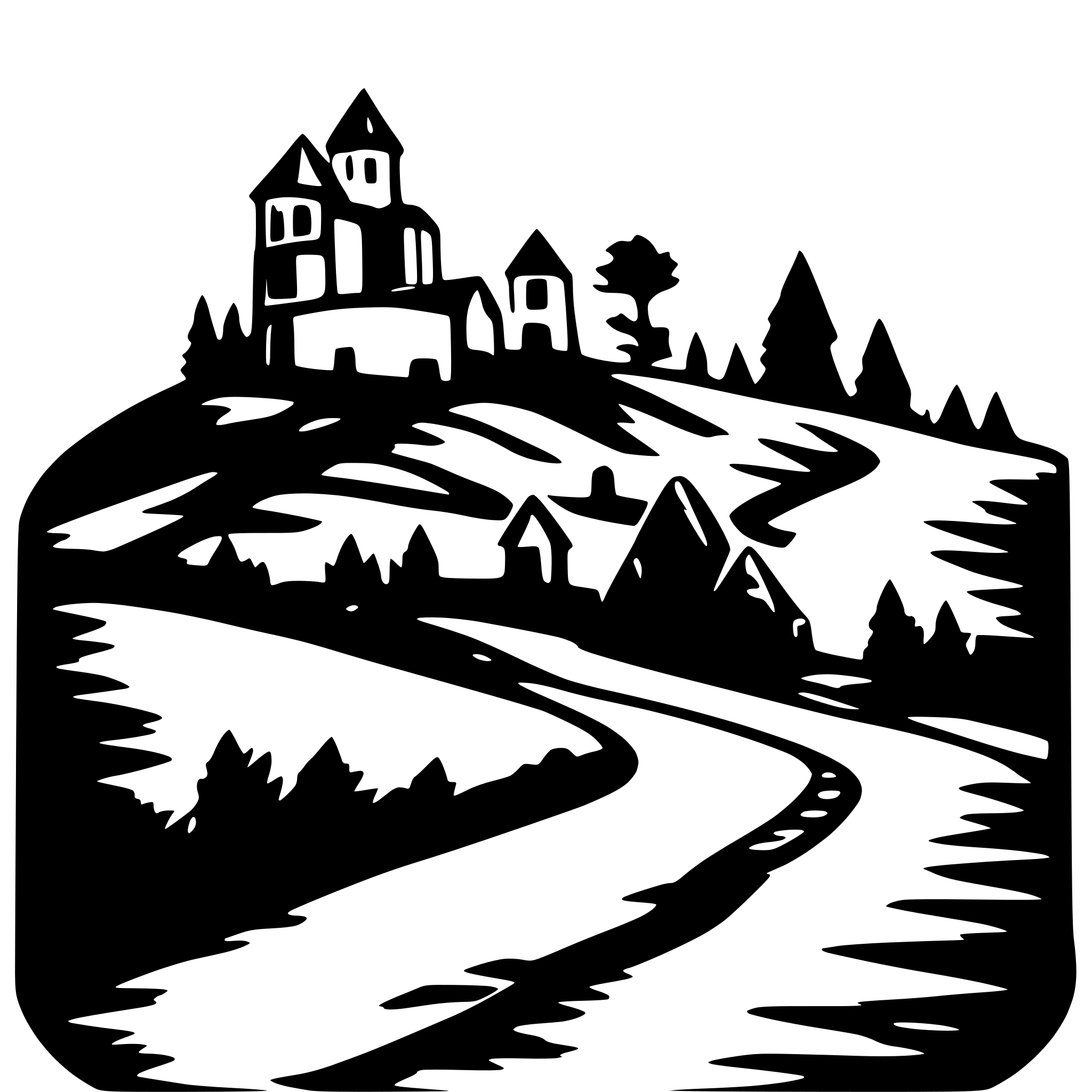 AI-generated SVG of 'Haunted Hills'