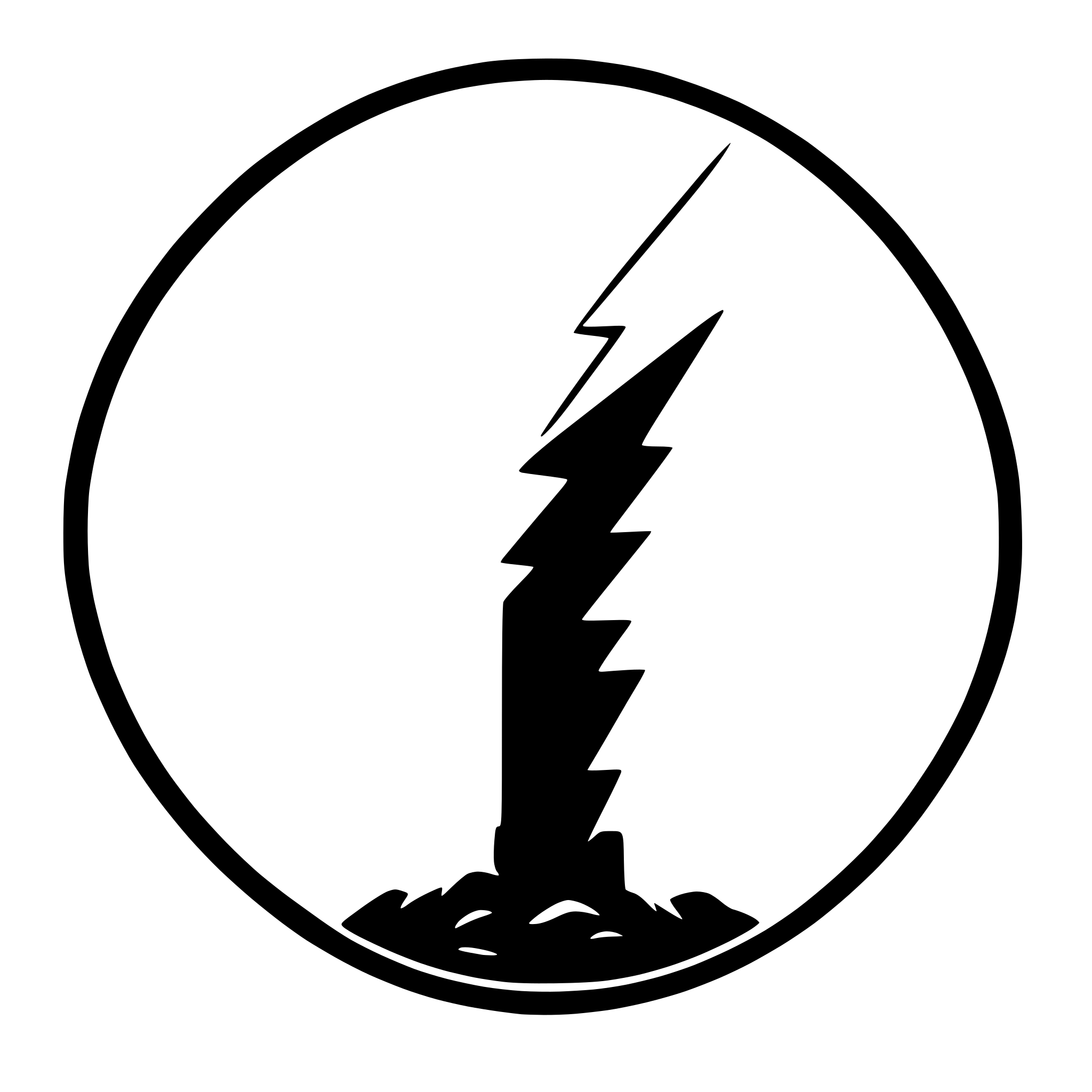 AI-generated SVG of 'Lighting bolts in circle'