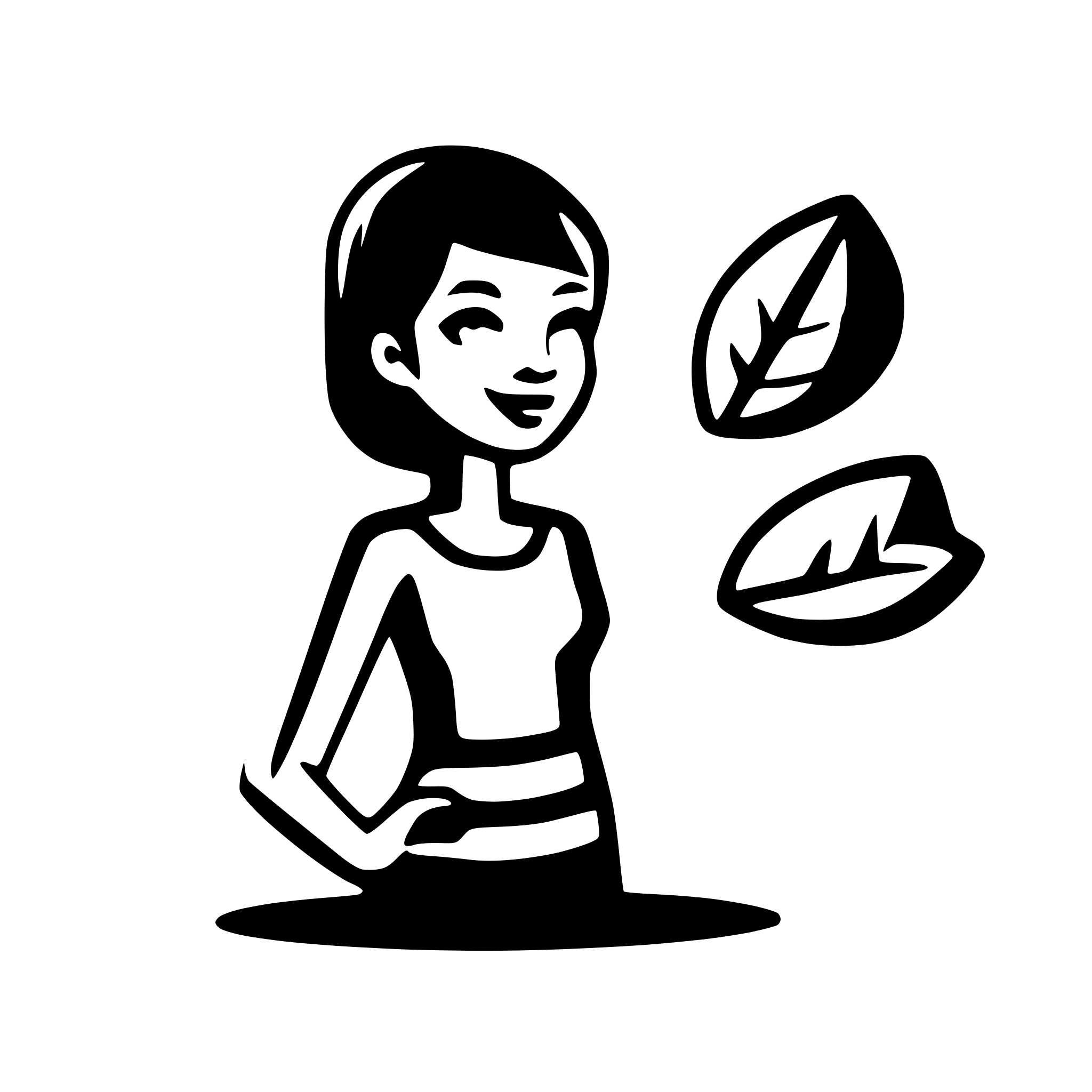 AI-generated SVG of a pregnancy support