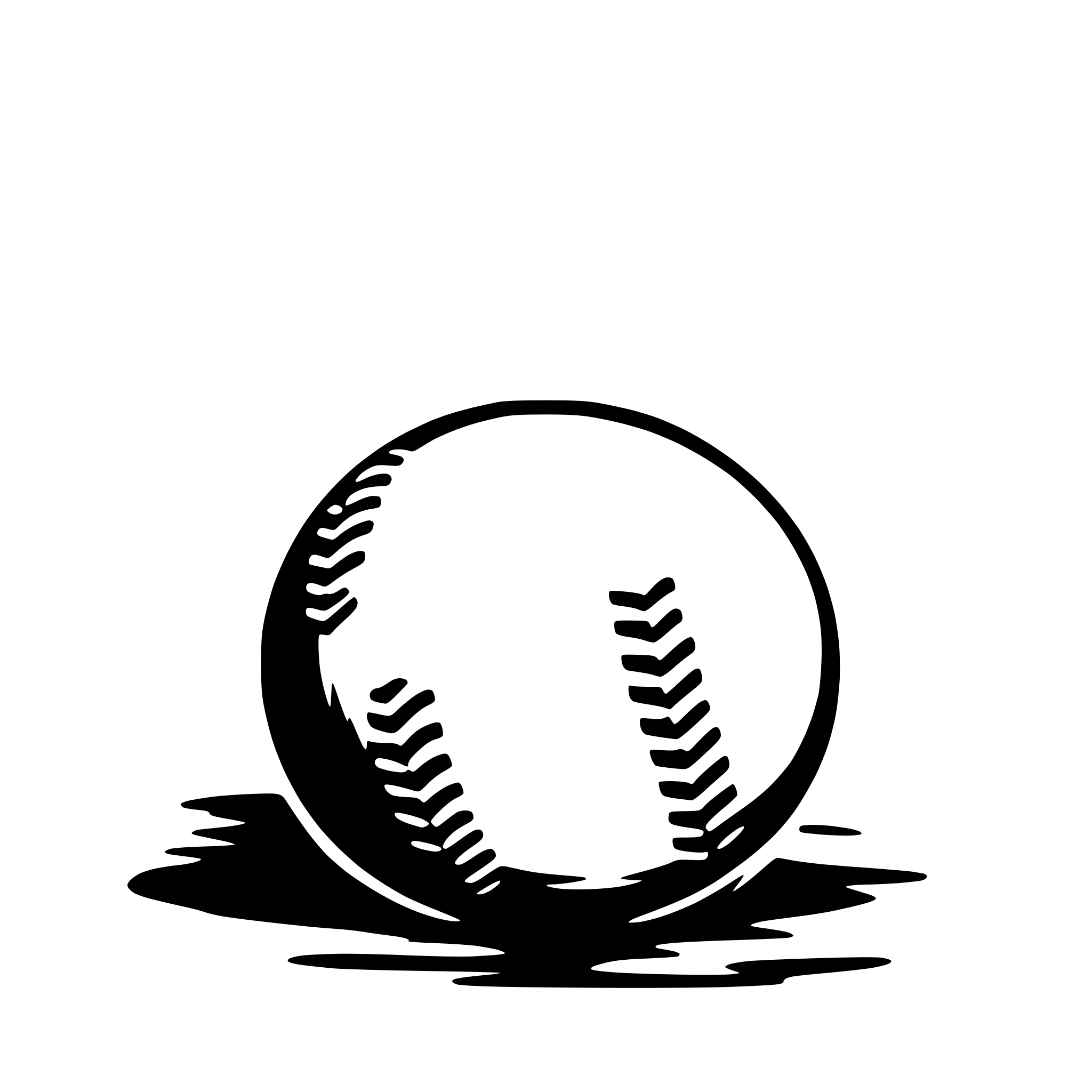 AI-generated SVG of 'baseball'