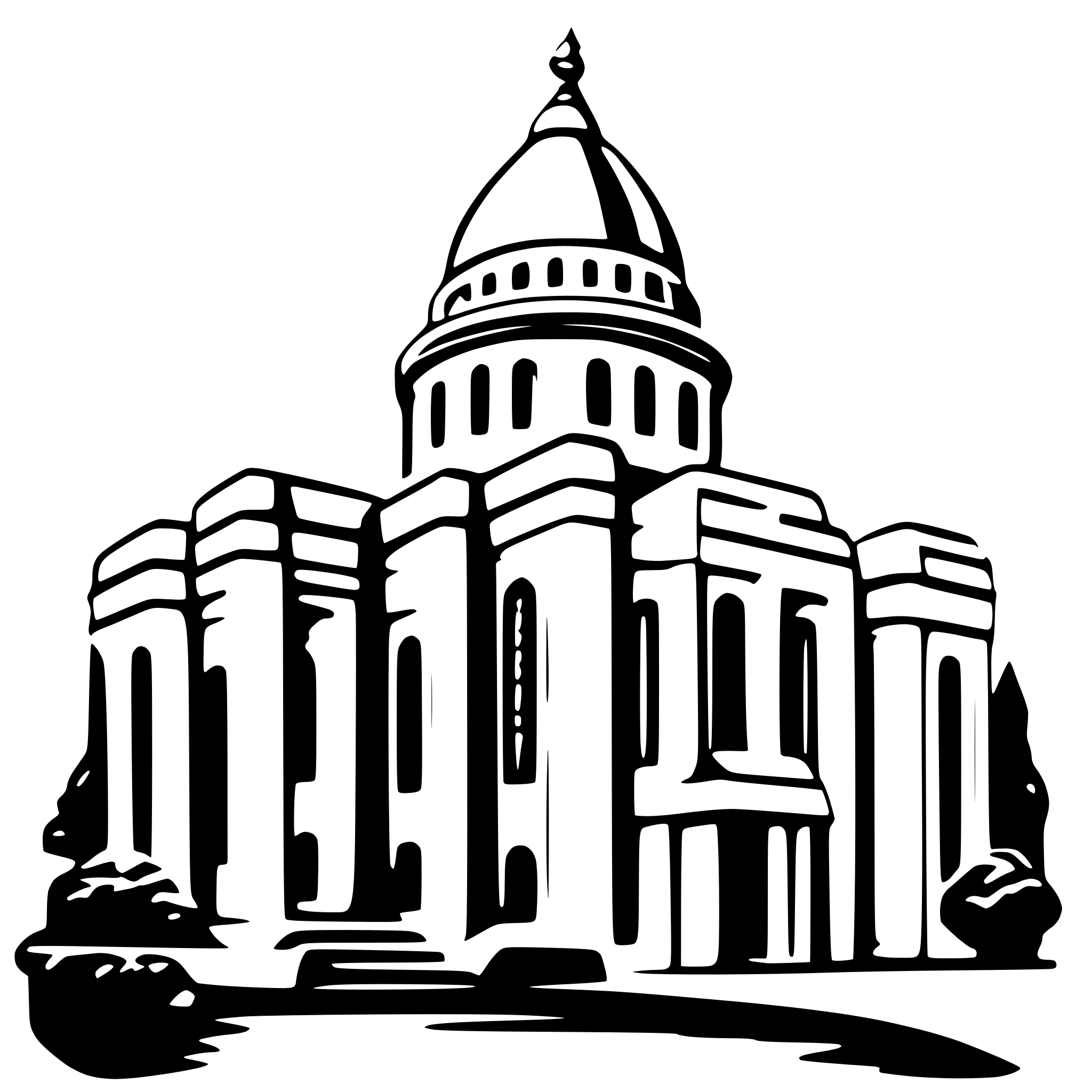 AI-generated SVG of 'SLC temple'