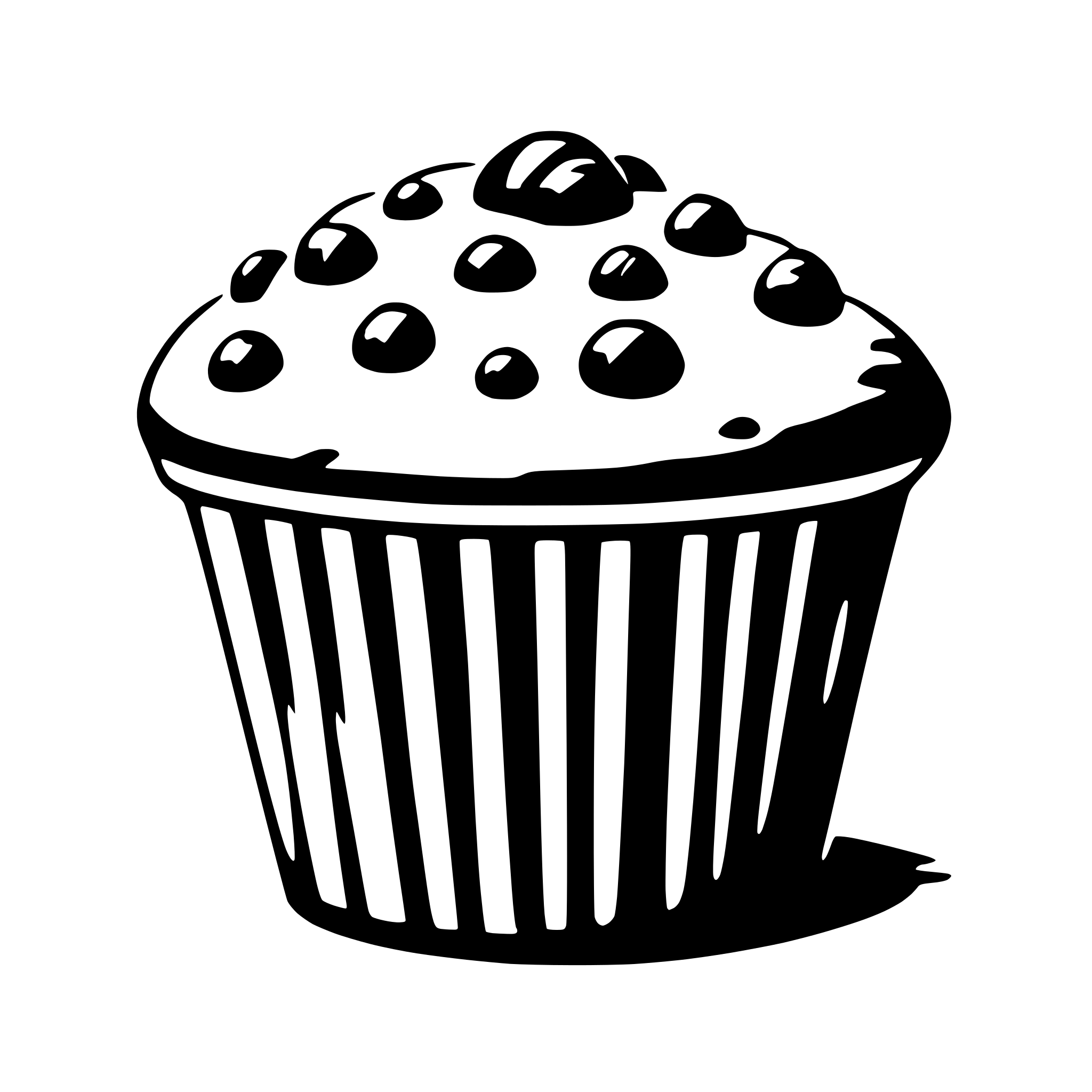 AI-generated SVG of 'muffin'