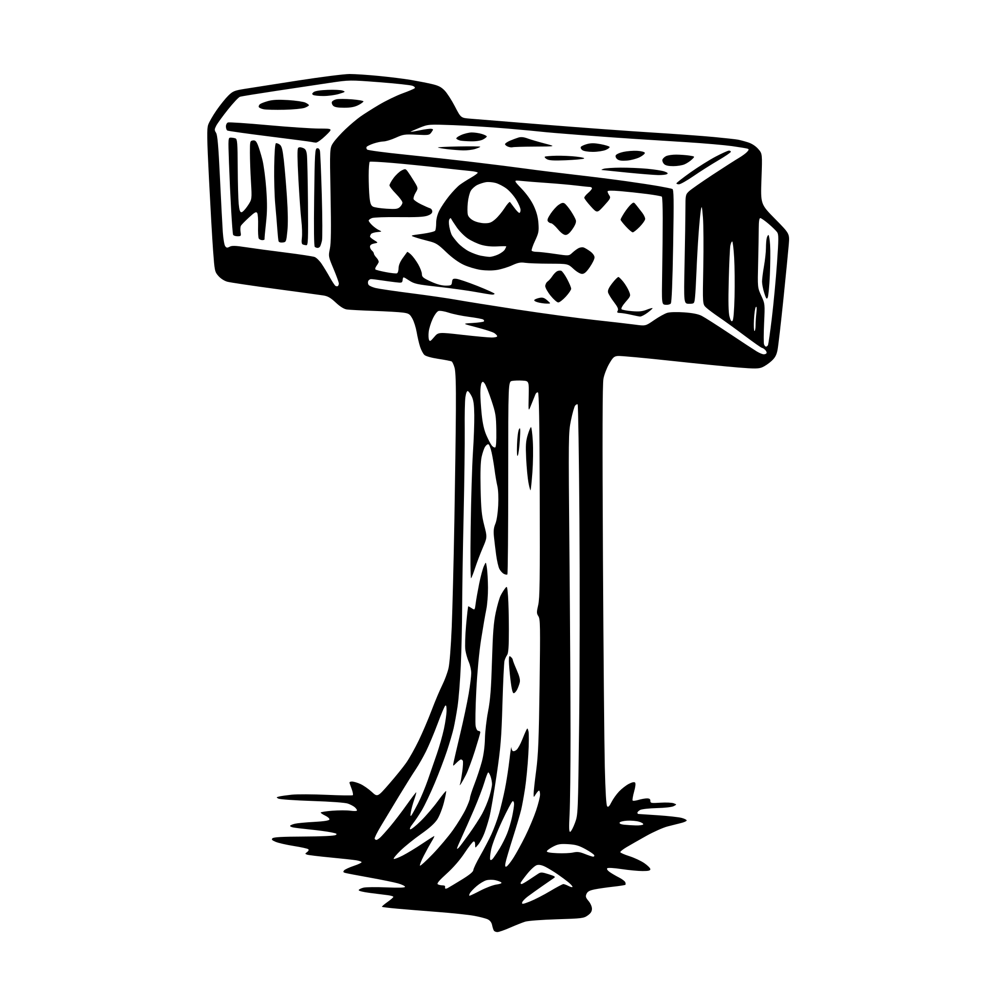 AI-generated SVG of 'Thor's hammer'