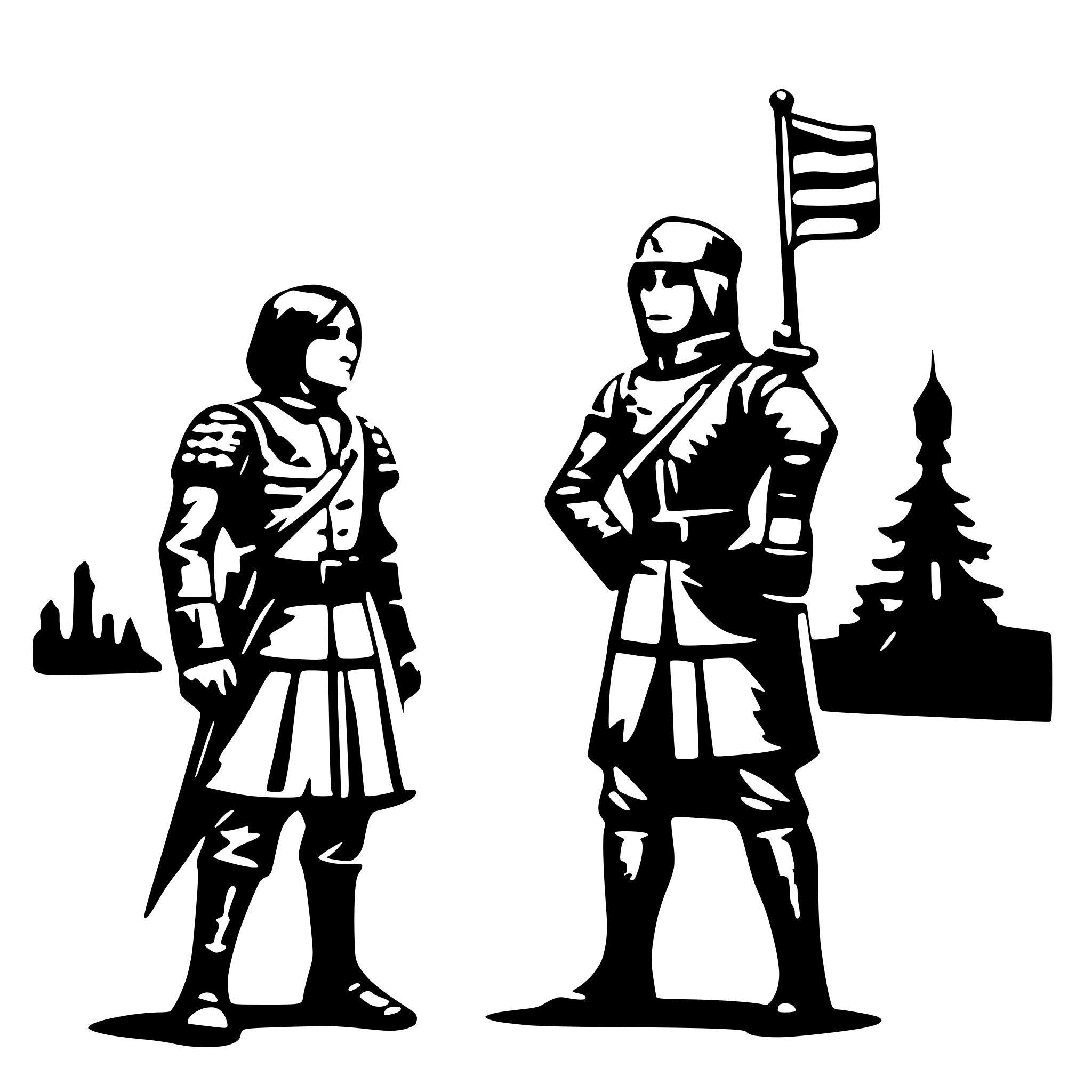 AI-generated SVG of a russia and america war