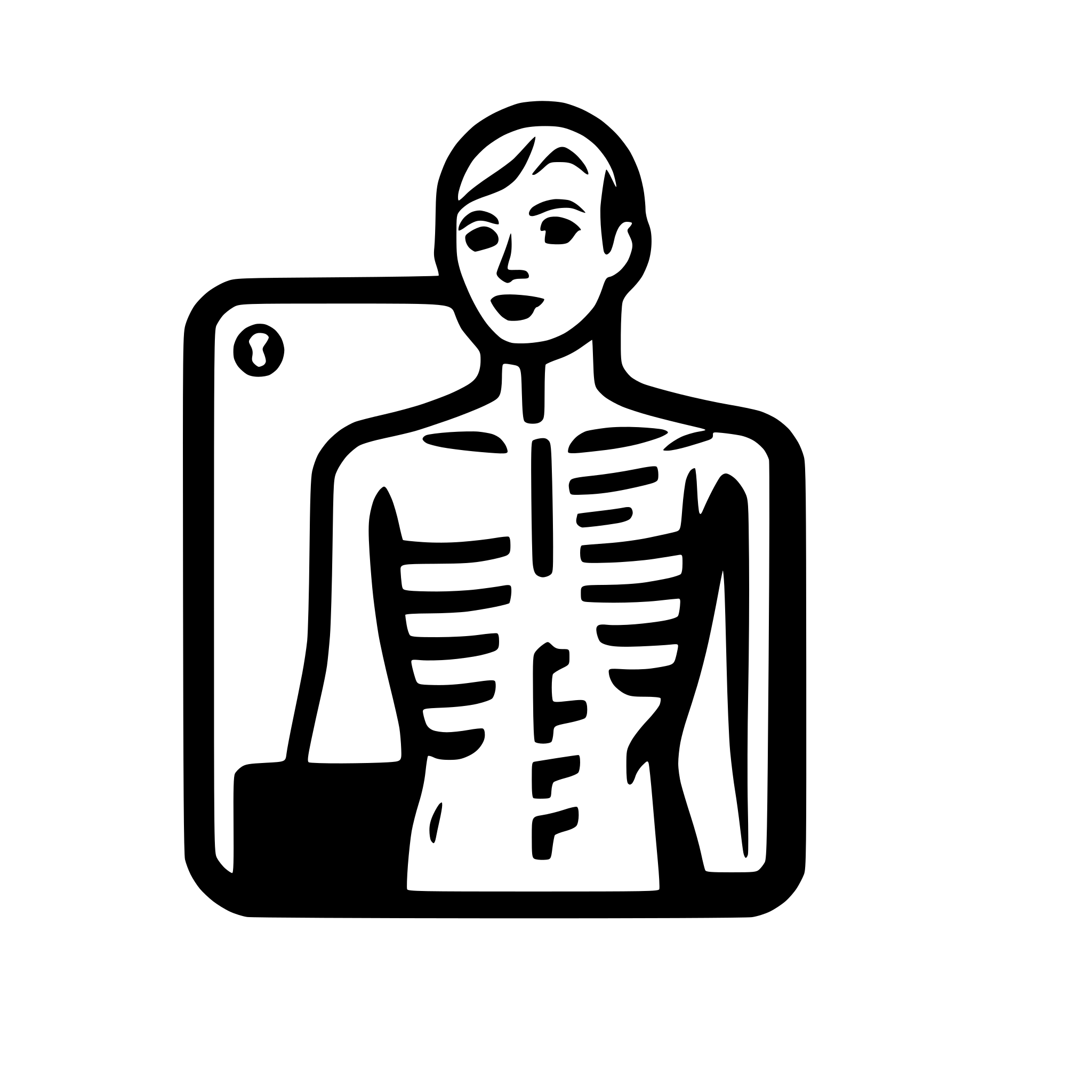 AI-generated SVG of a chest x ray