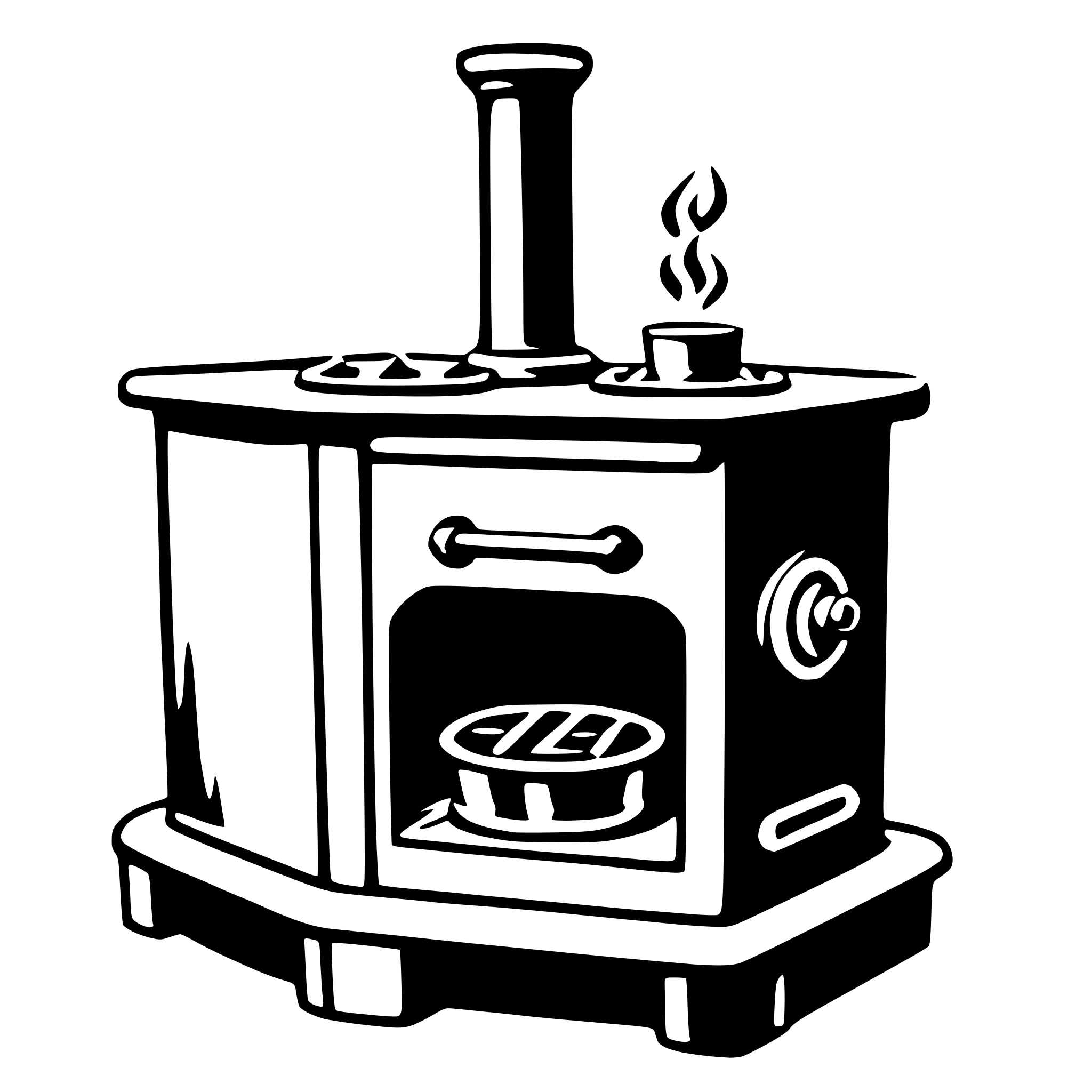 AI-generated SVG of a stove