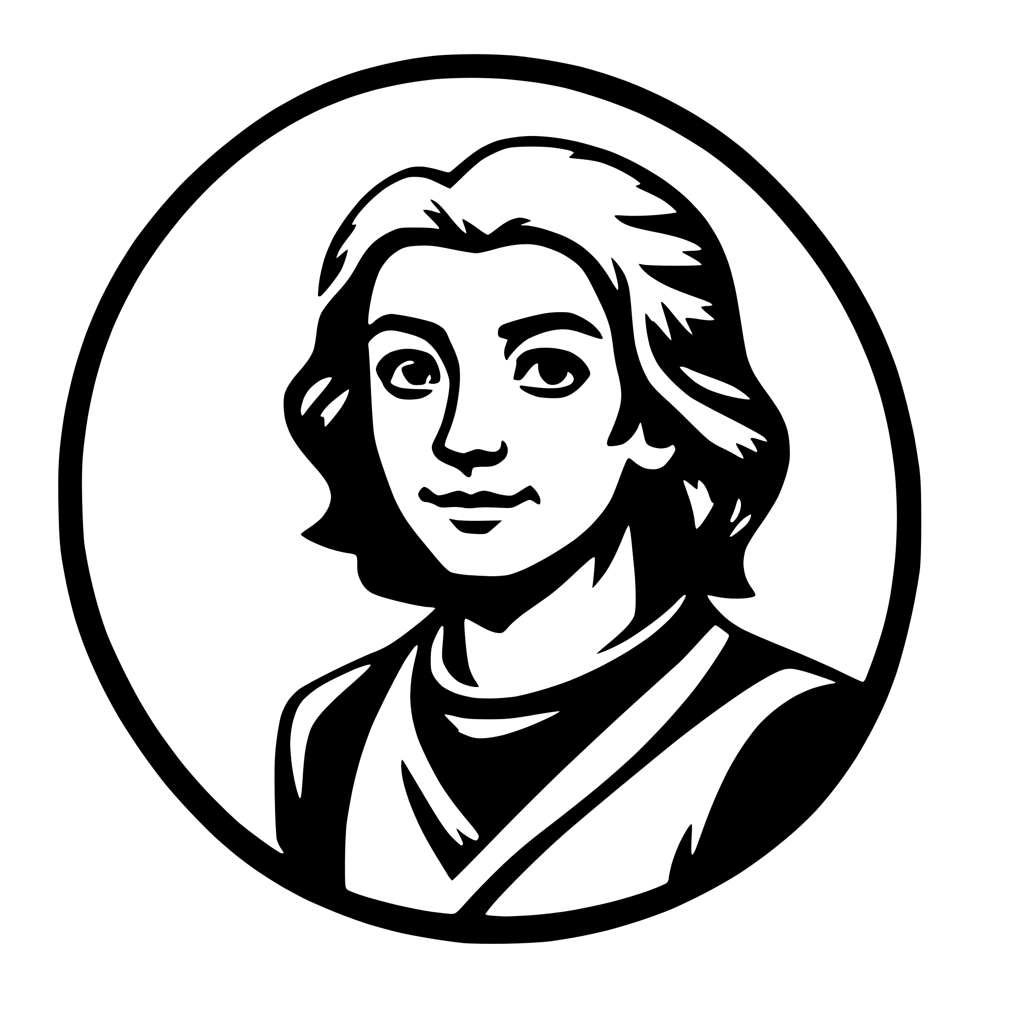 AI-generated SVG of a sensei, logo, app icon