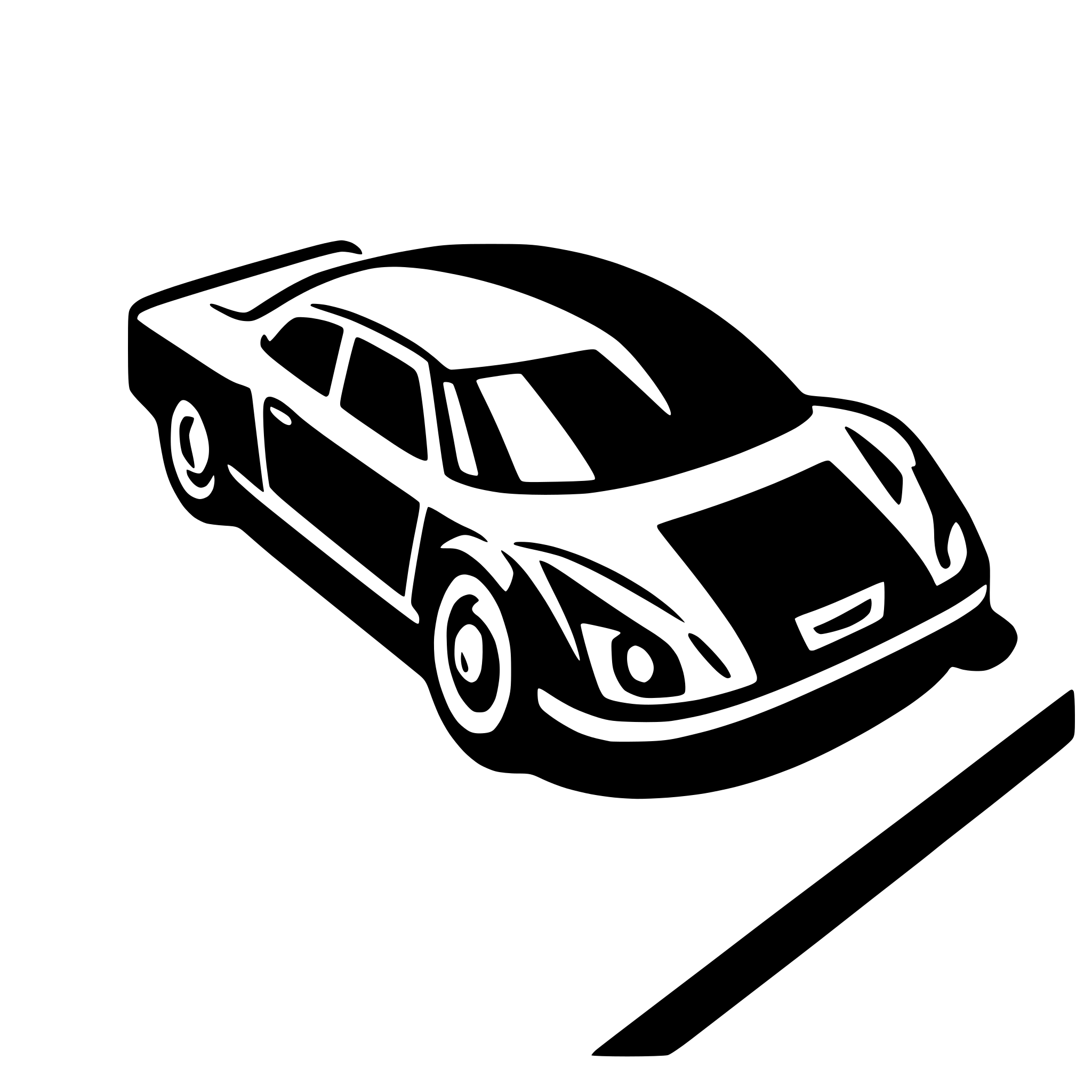 AI-generated SVG of a Car switching road fast