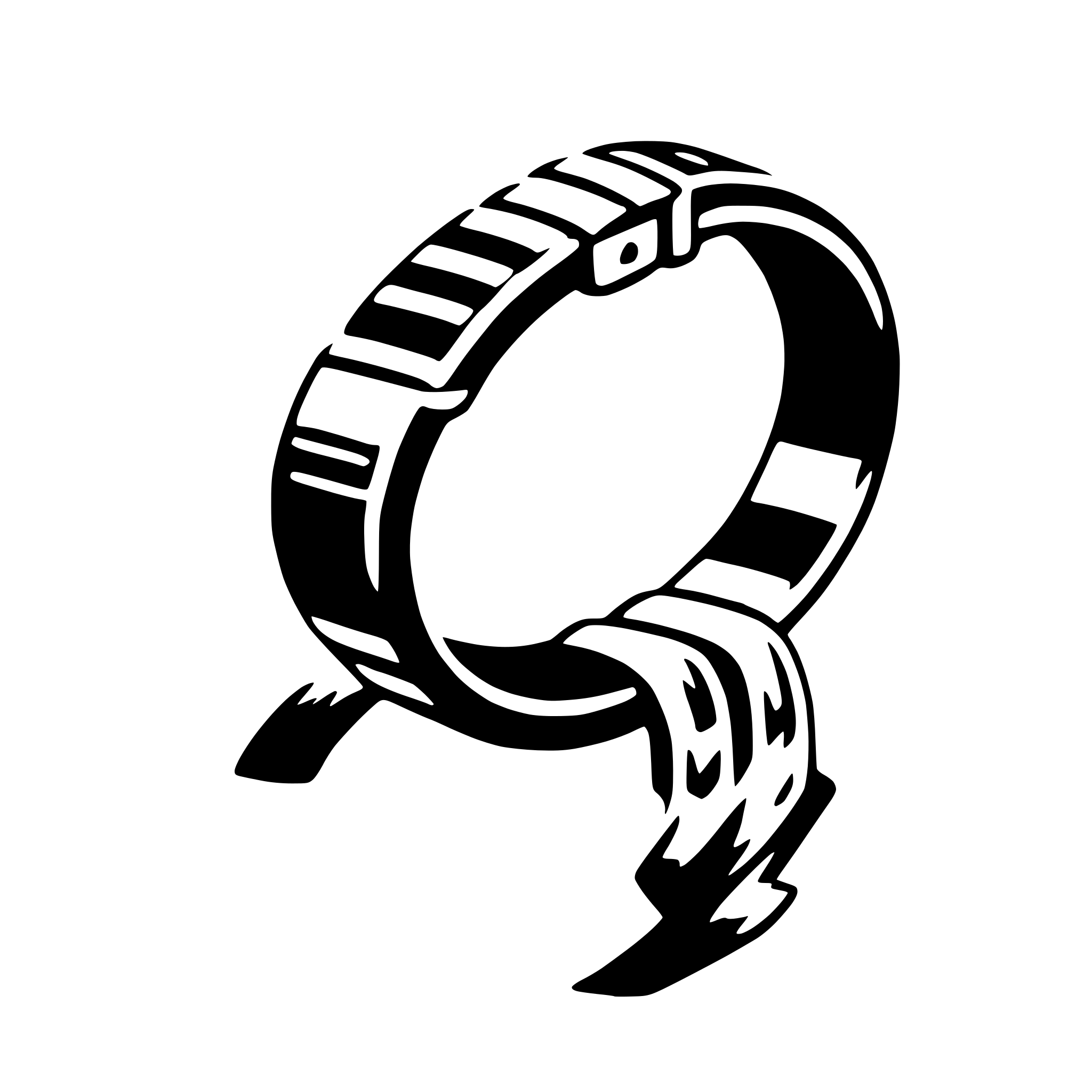 AI-generated SVG of 'bracelet'