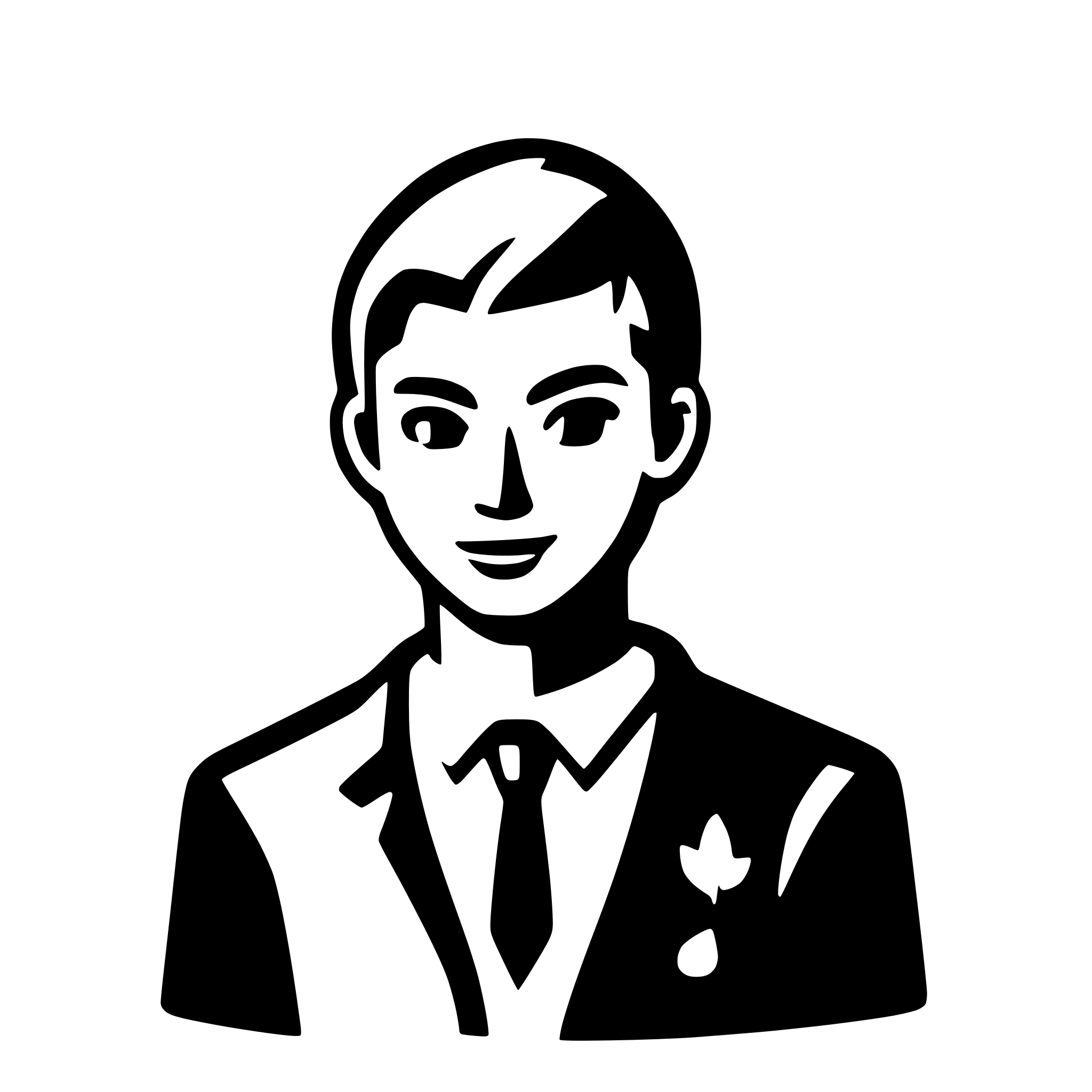 AI-generated SVG of a male icon