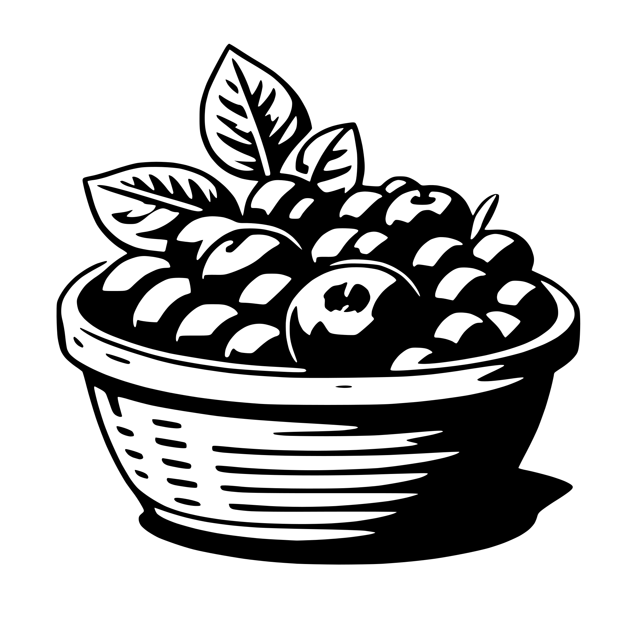 AI-generated SVG of a fruit basket