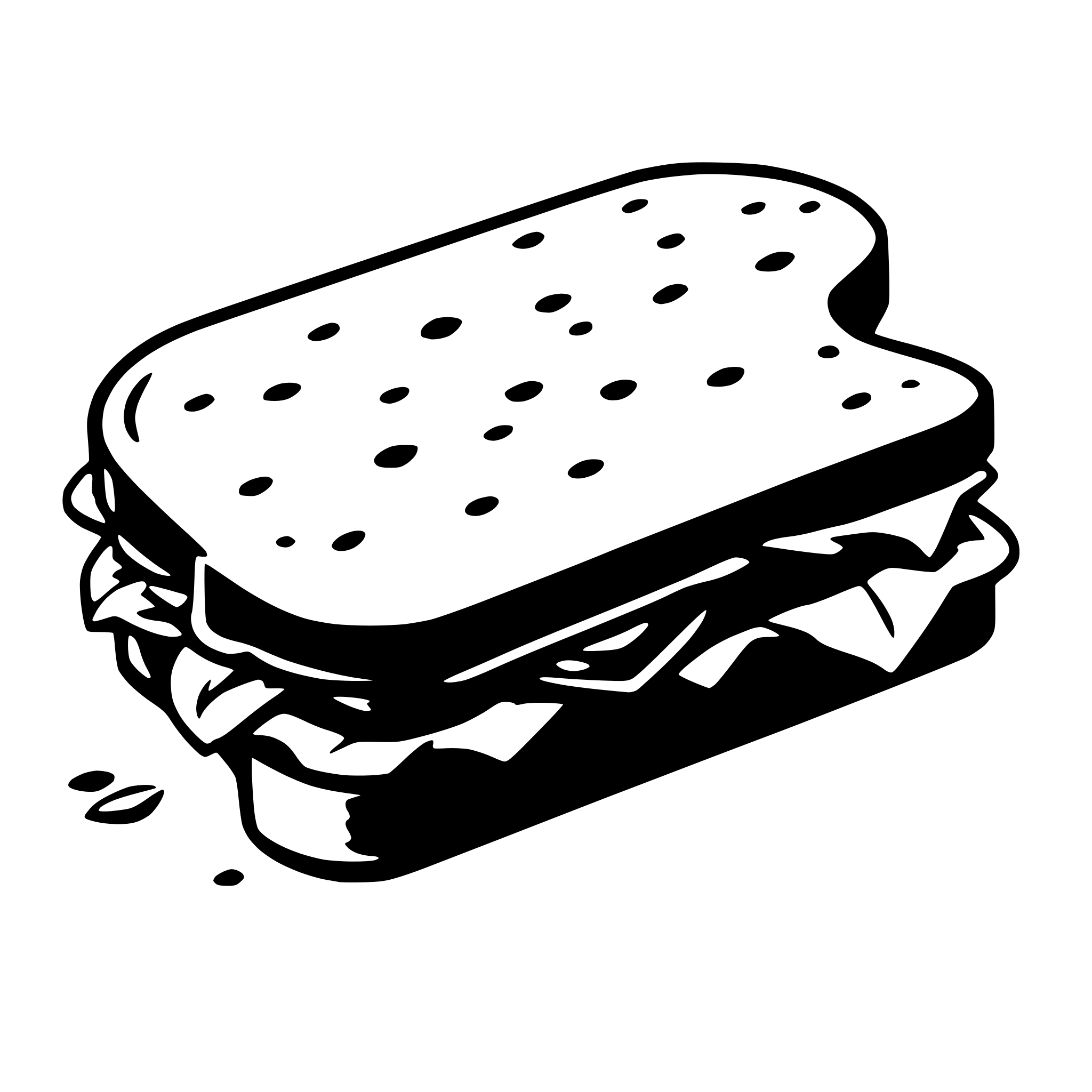 AI-generated SVG of a sandwich