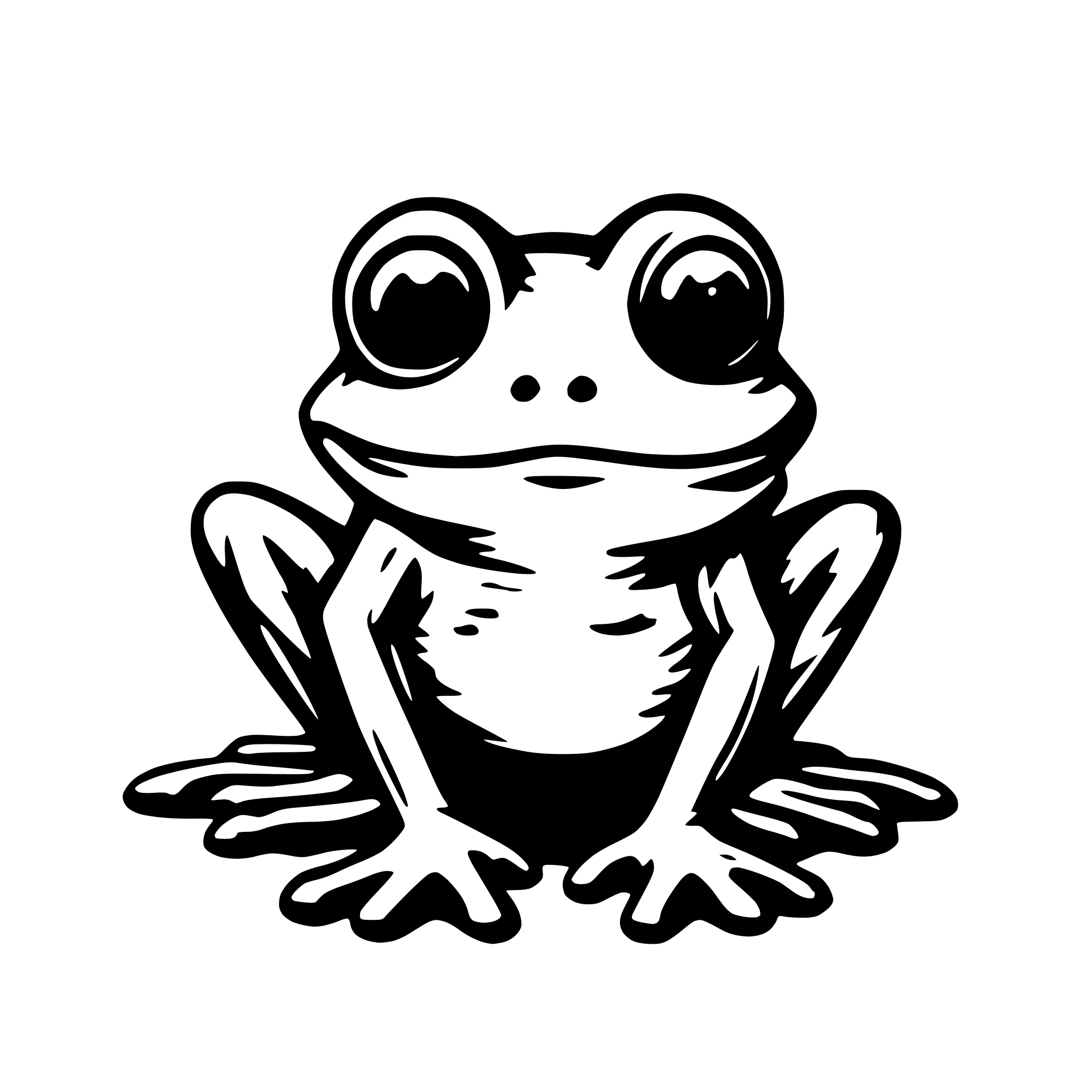 AI-generated SVG of 'weltraum frosch'