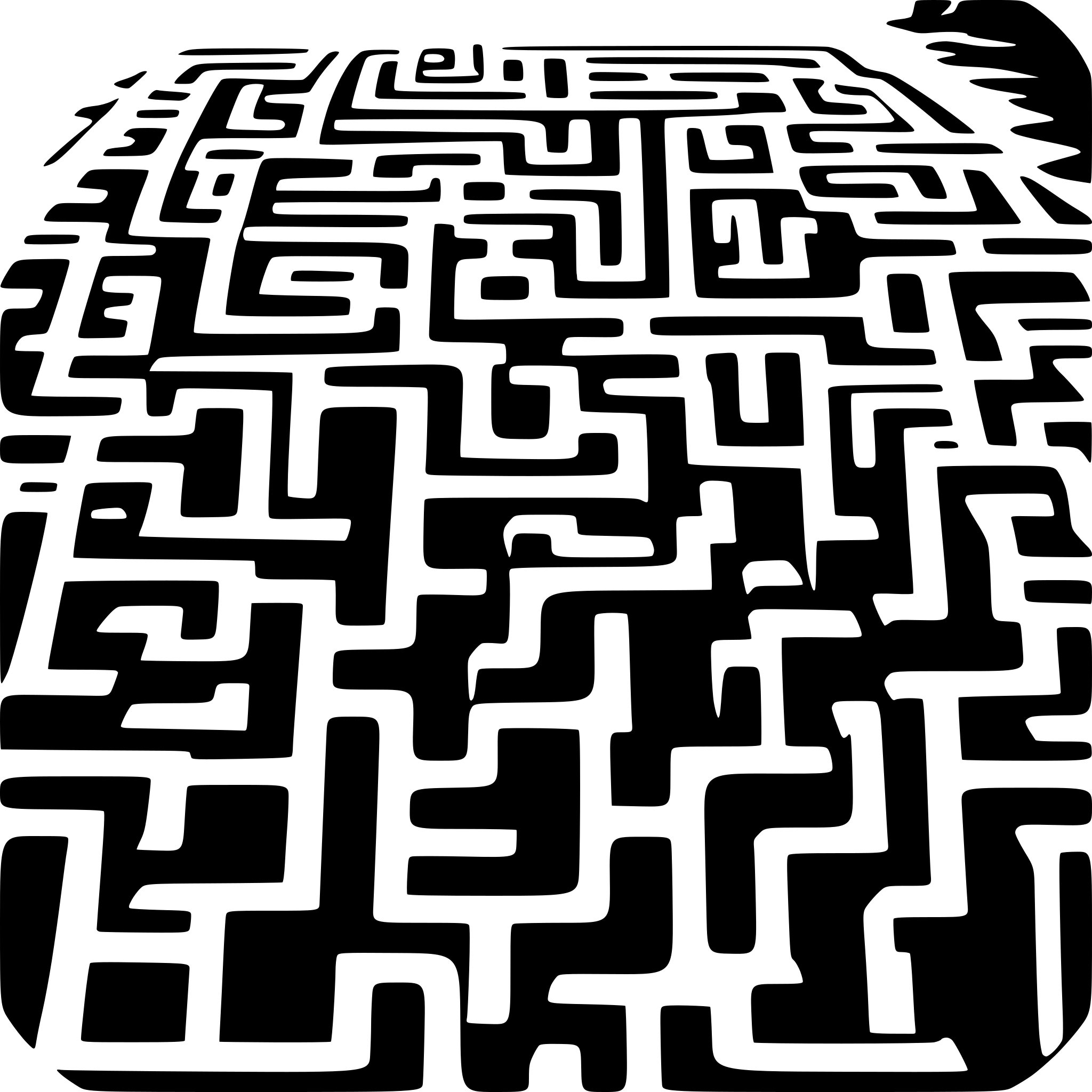 AI-generated SVG of 'Labyrinth with no end'