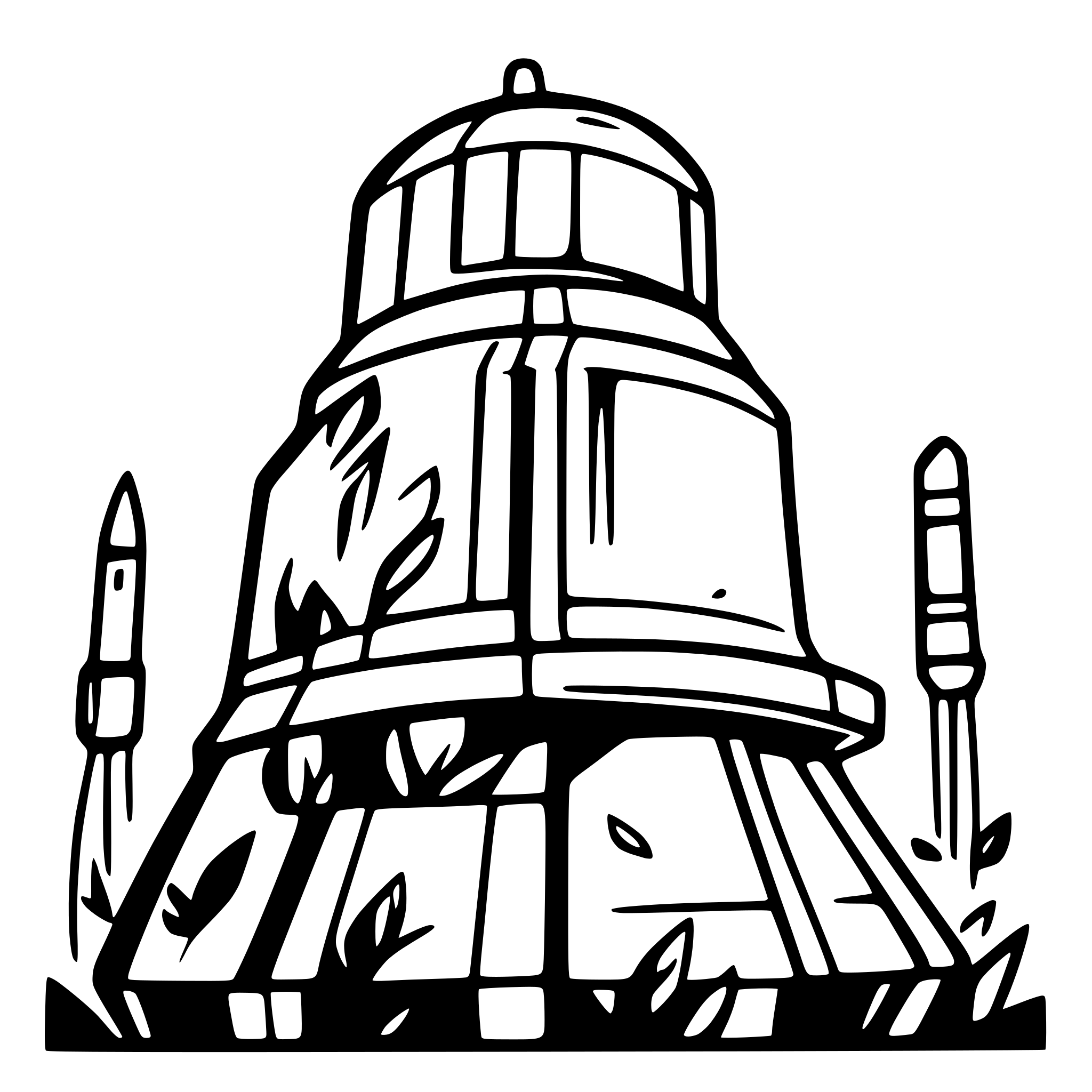 AI-generated SVG of a nuclear misile