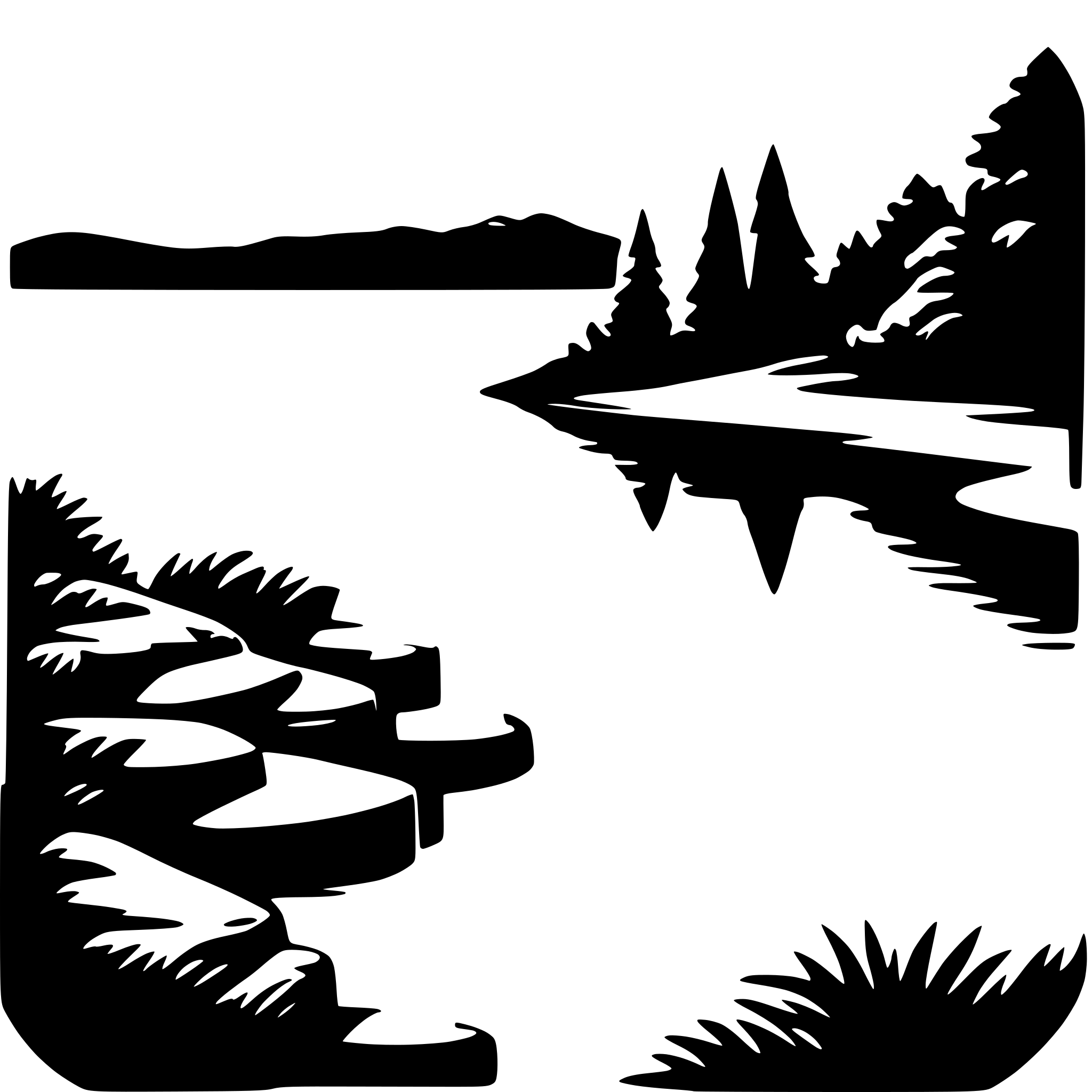 AI-generated SVG of a lake