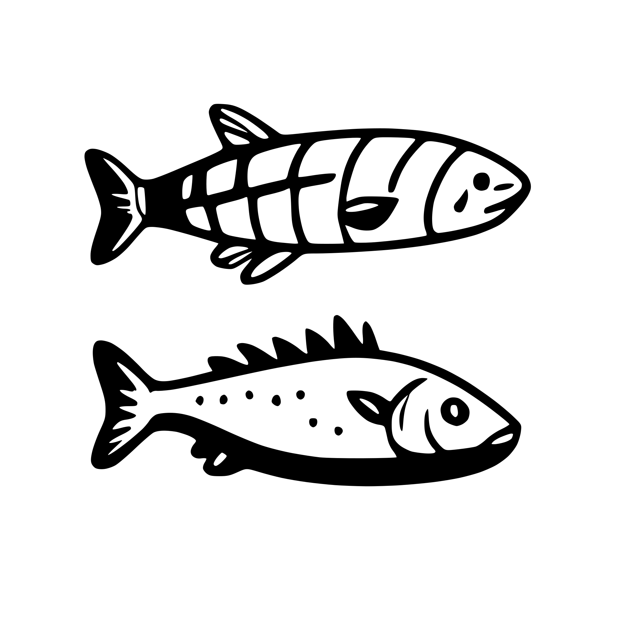 AI-generated SVG of a gourmet seafood products