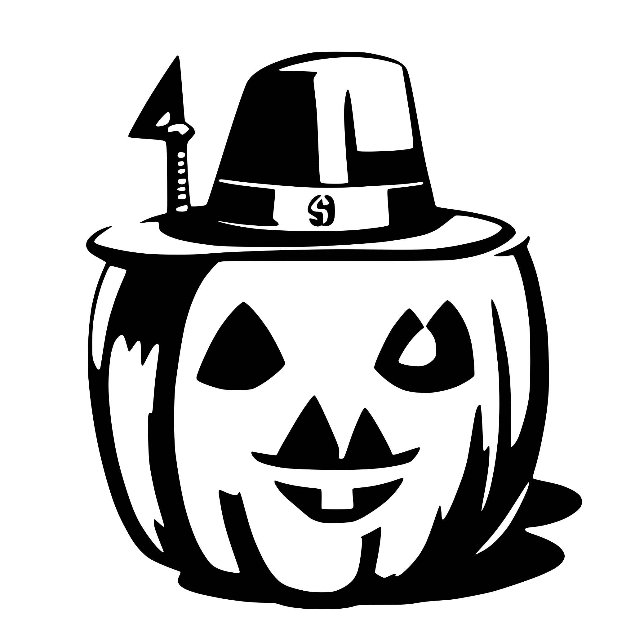 AI-generated SVG of a halloween
