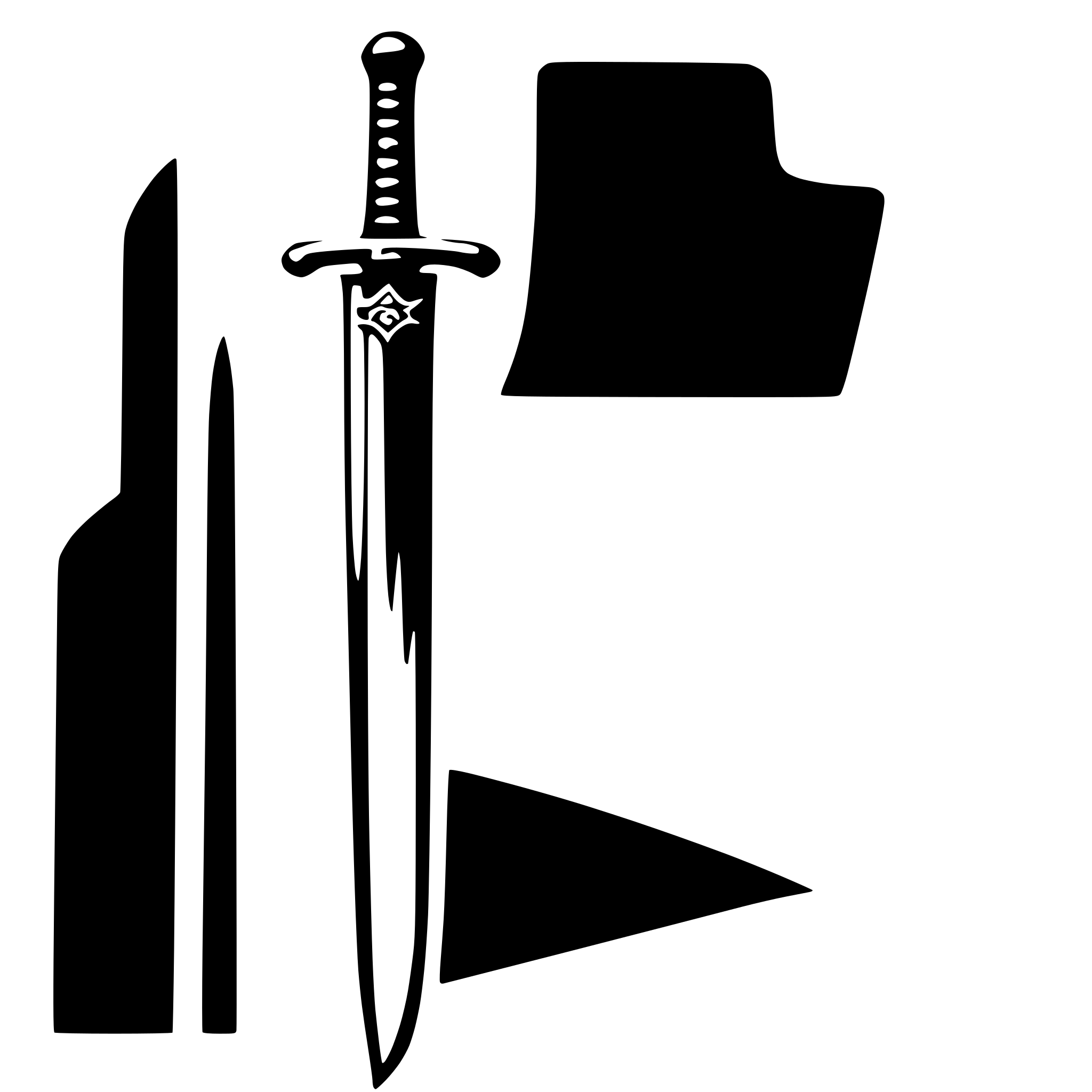 AI-generated SVG of a one Japanese Sword Katana