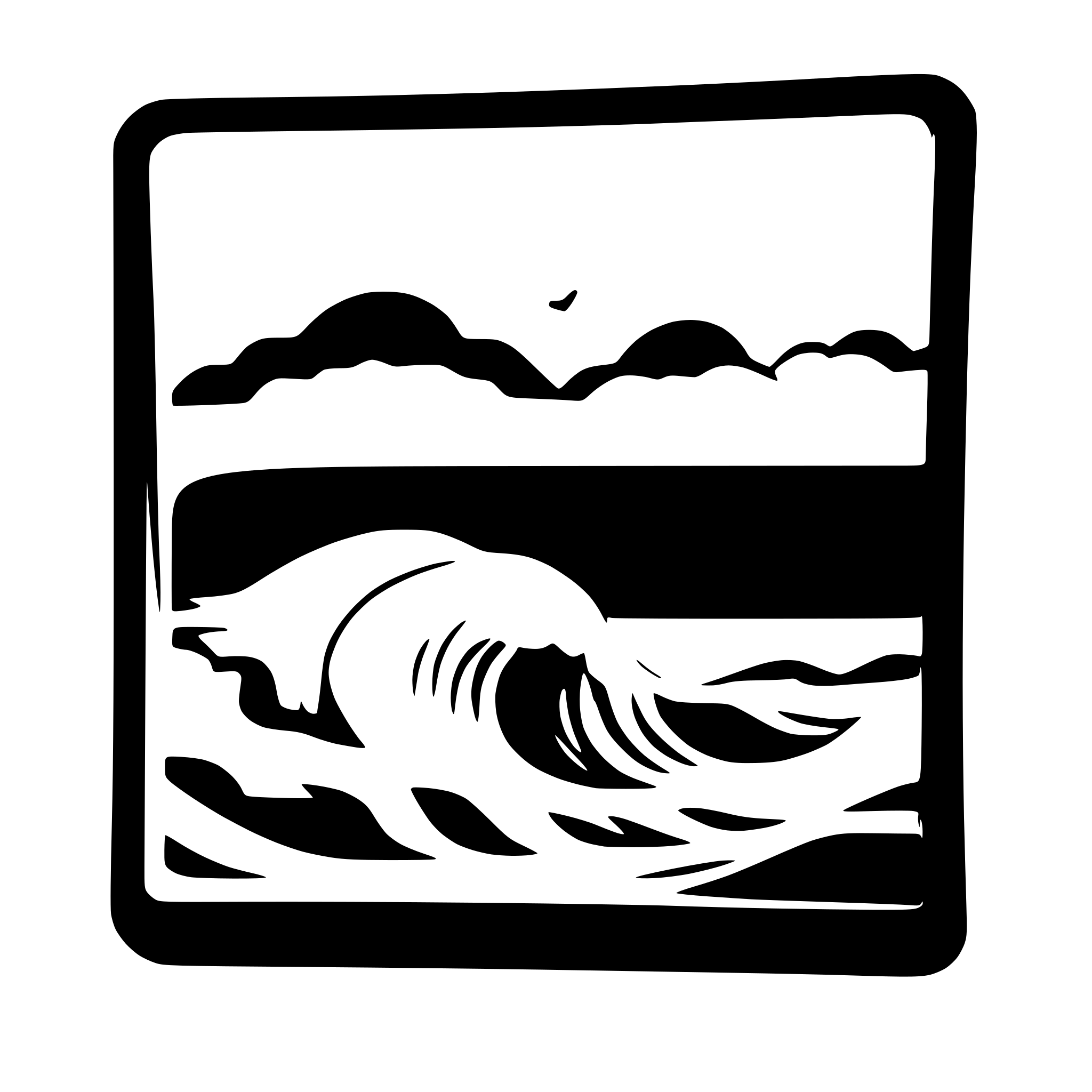 AI-generated SVG of a Rolling Sea wave beach