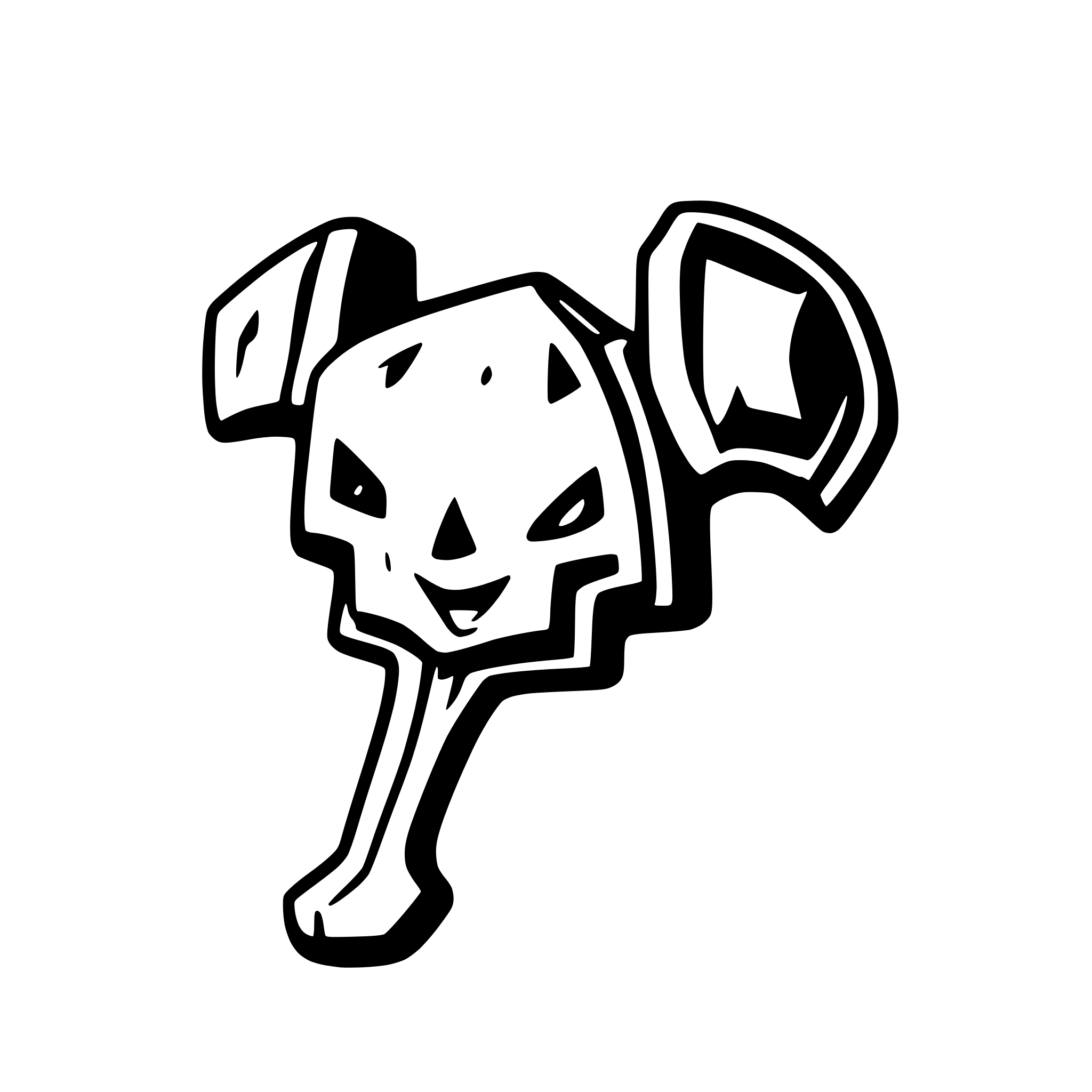 AI-generated SVG of a ai manta axe