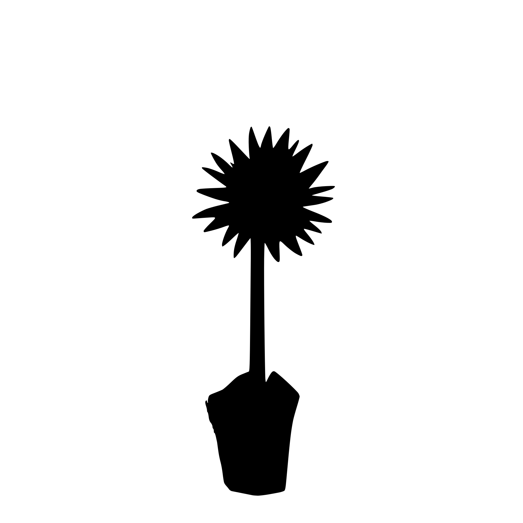 AI-generated SVG of a a 4 pointed burst