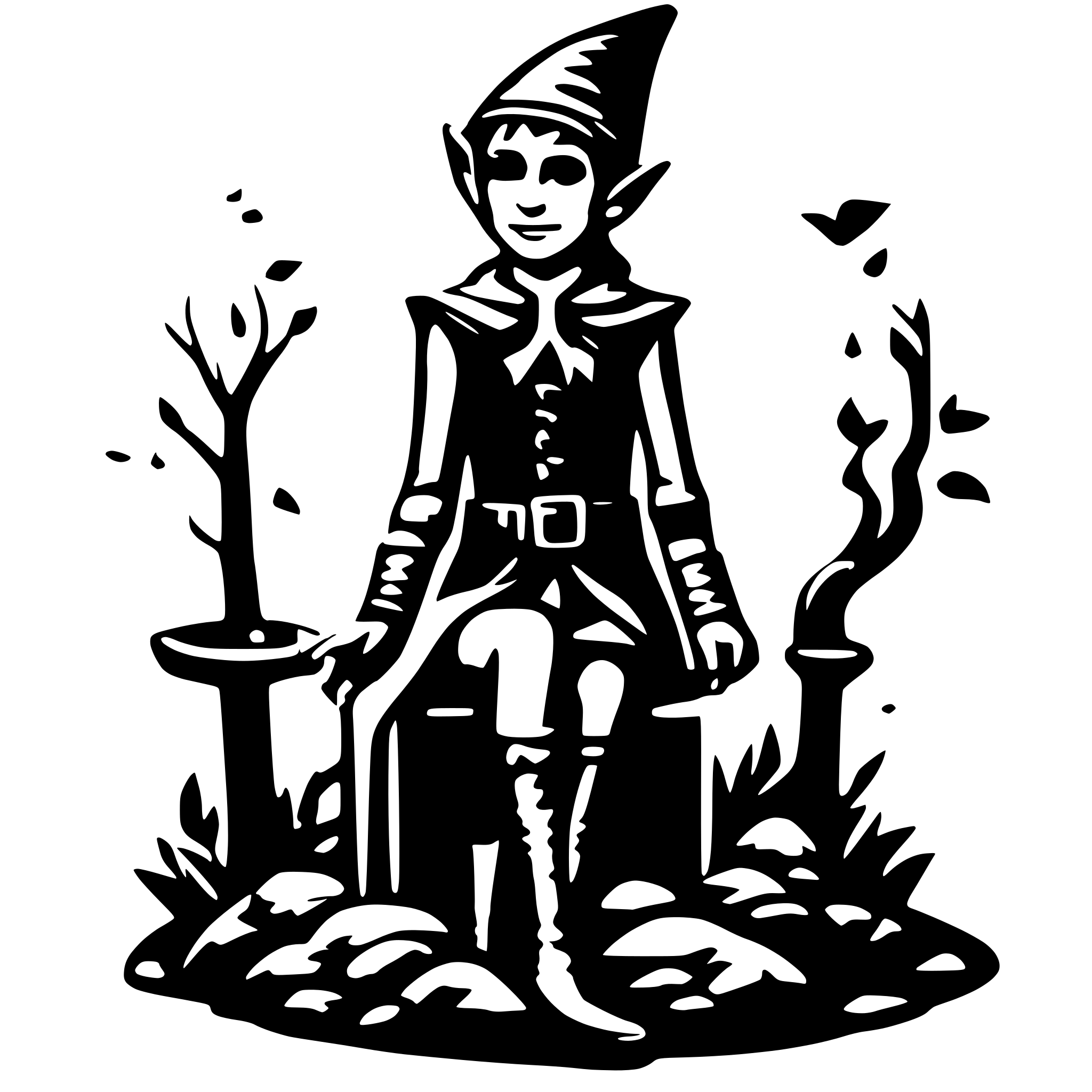 AI-generated SVG of 'elf magic'