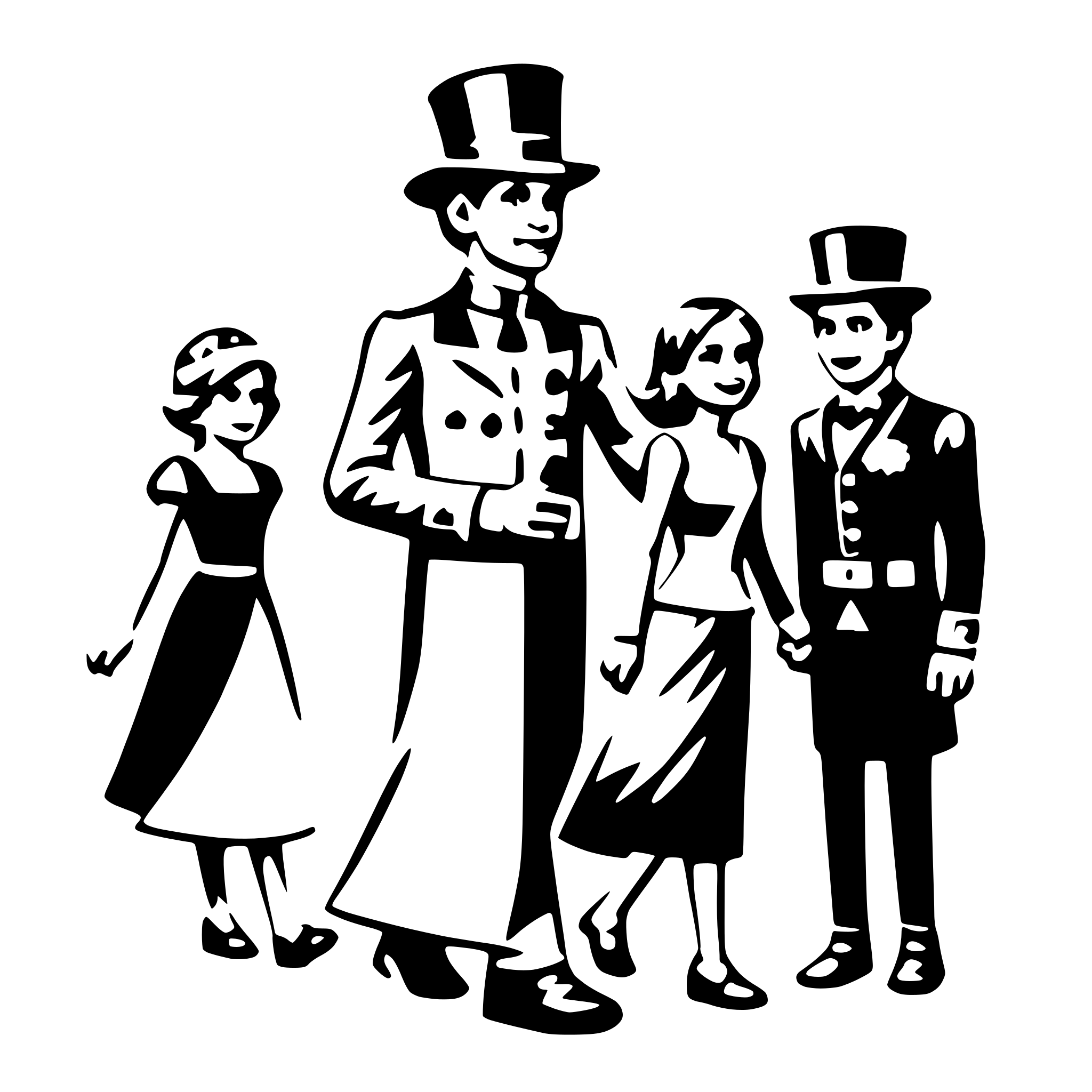 AI-generated SVG of a easter parade
